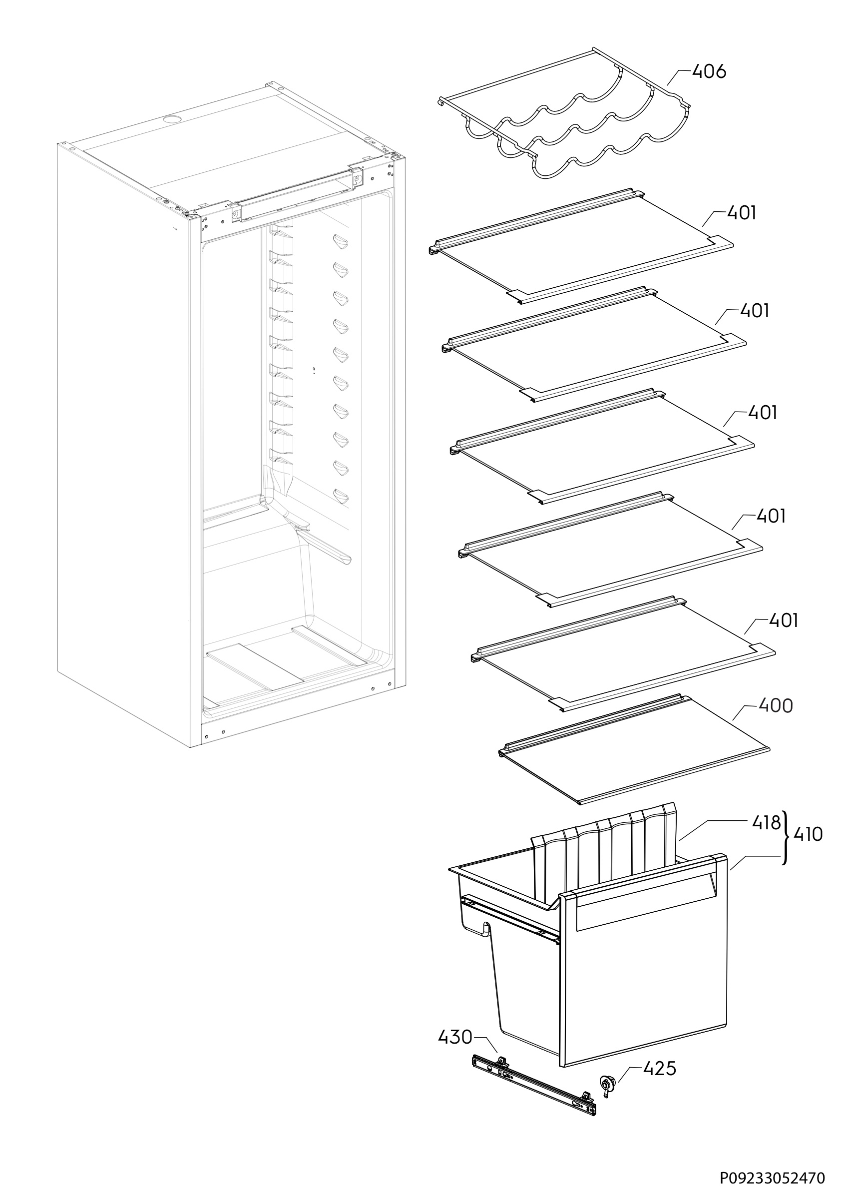 Internal parts