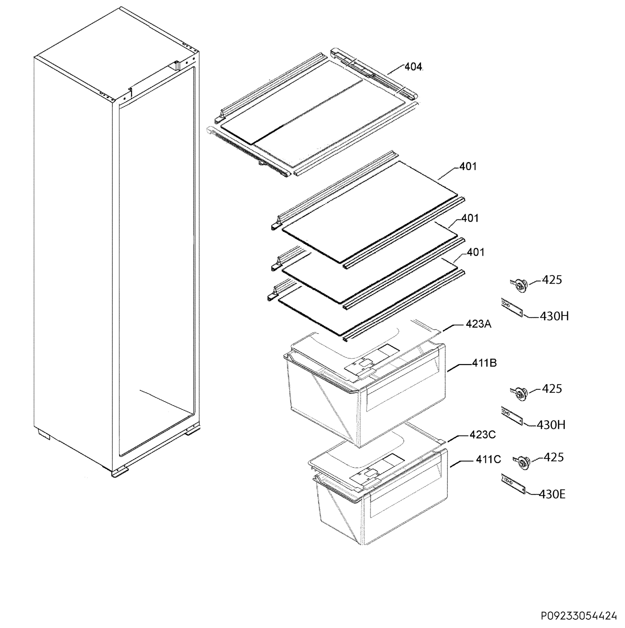 Internal parts