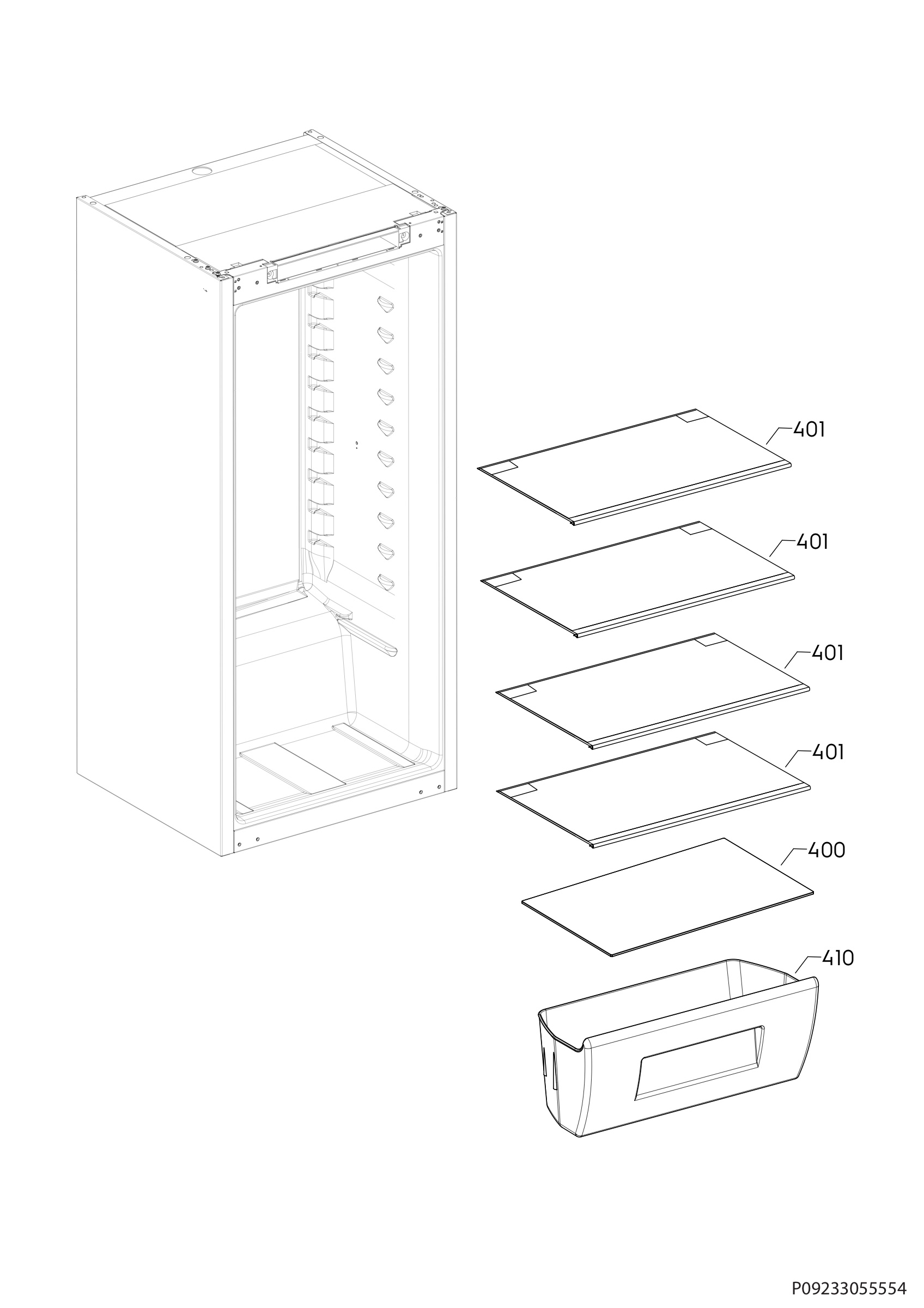 Internal parts