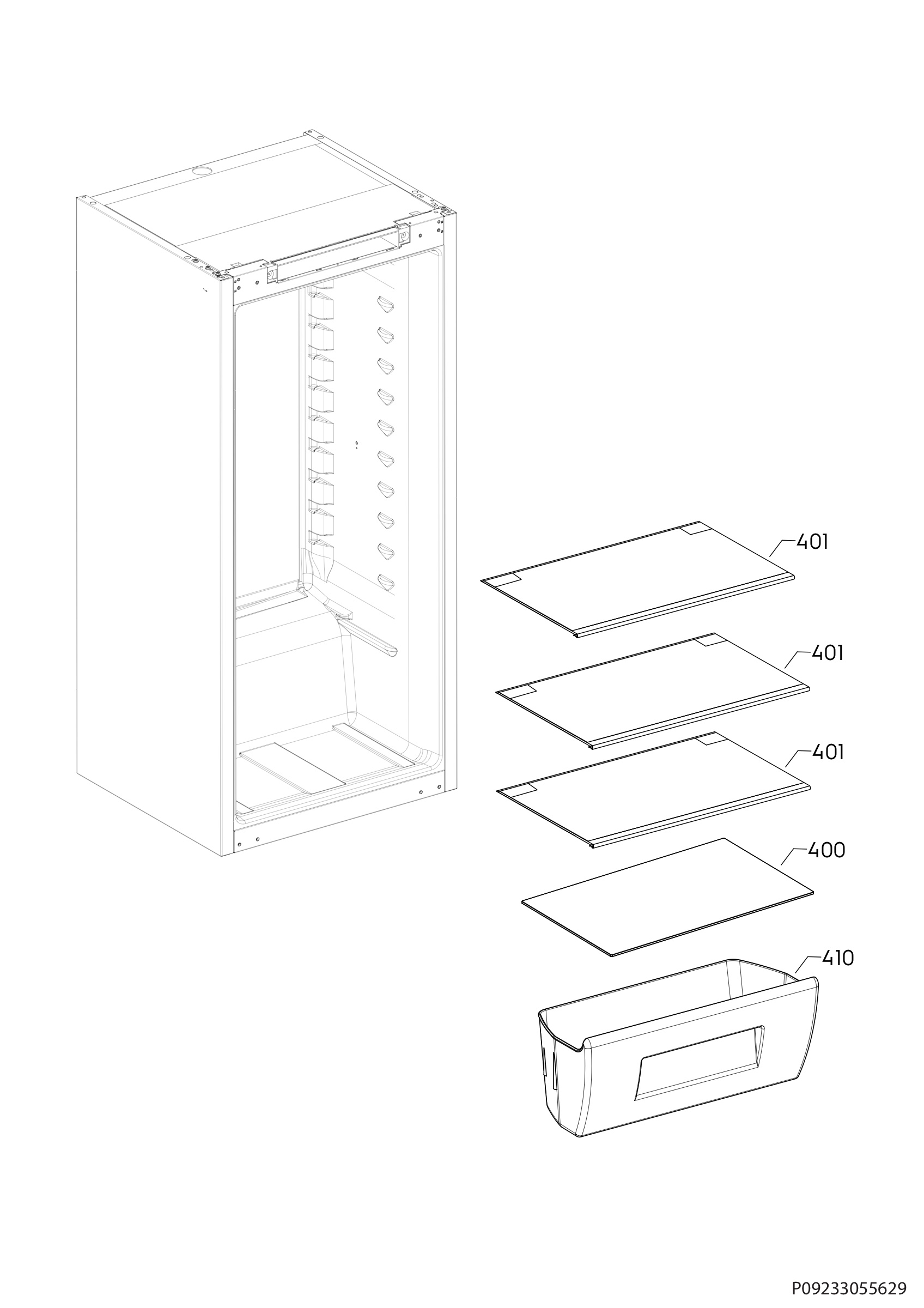 Internal parts