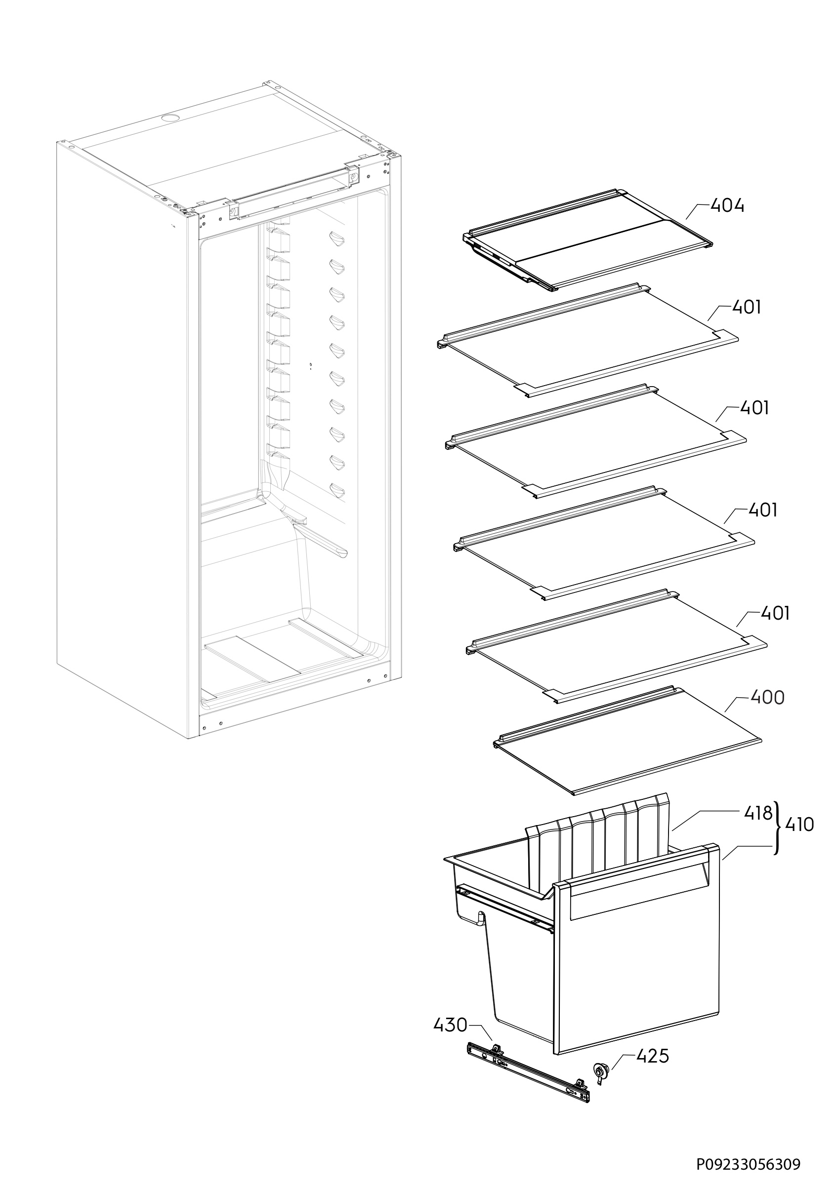 Internal parts