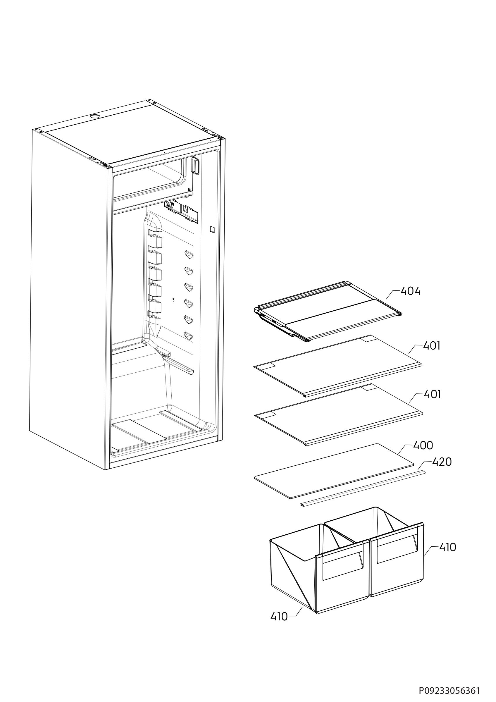 Internal parts