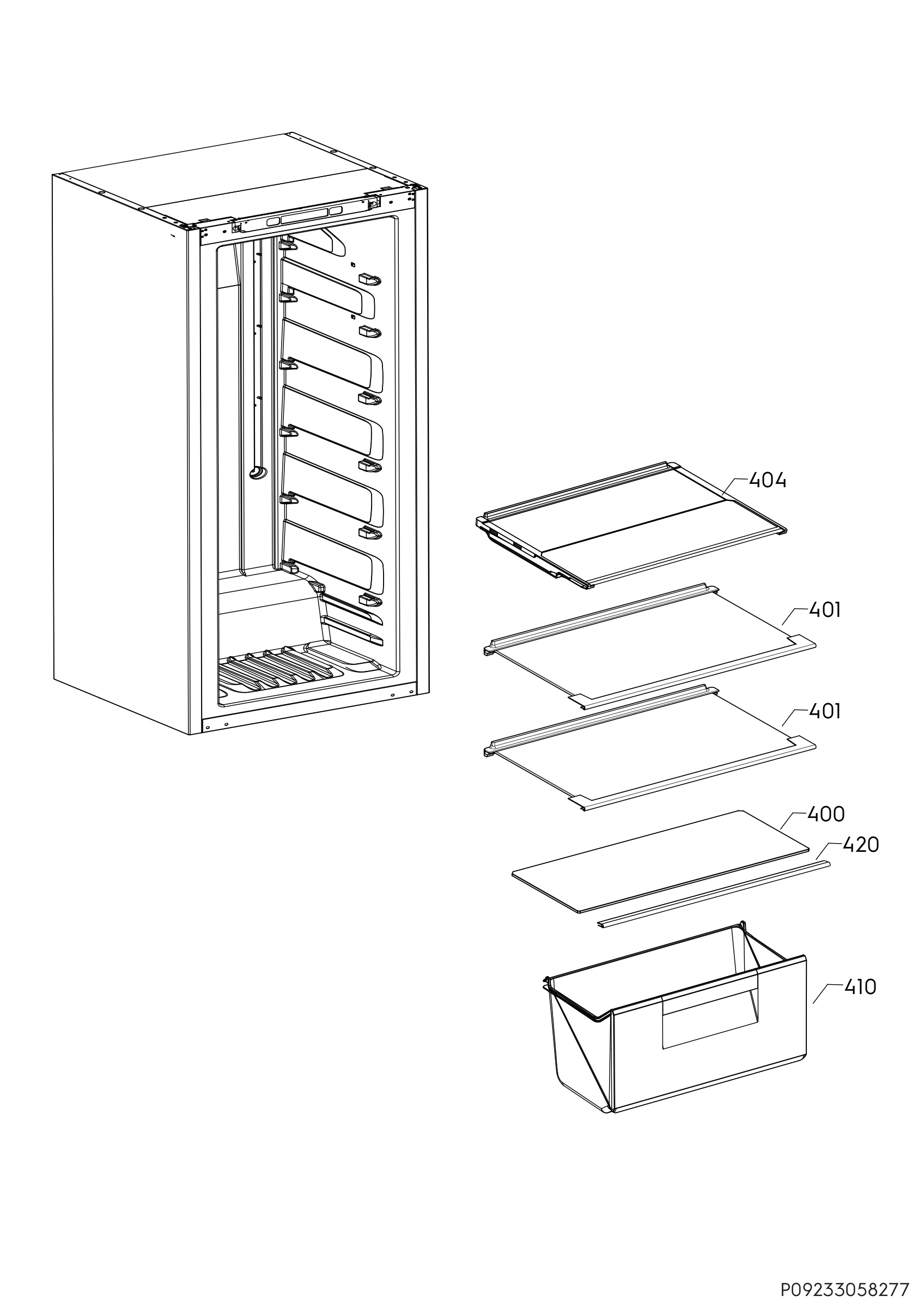 Internal parts