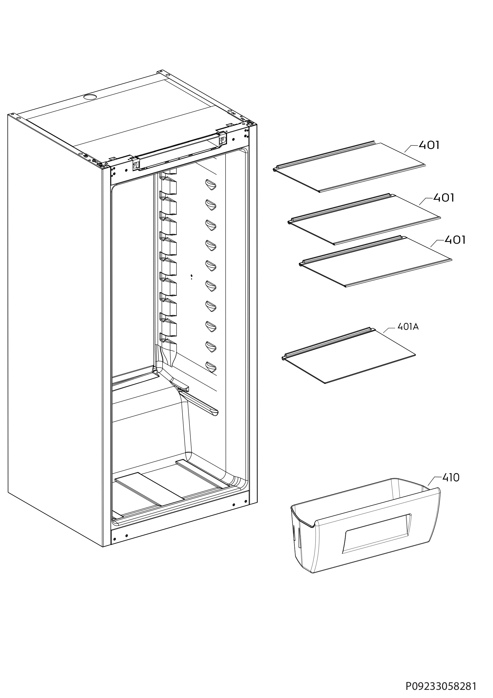 Internal parts