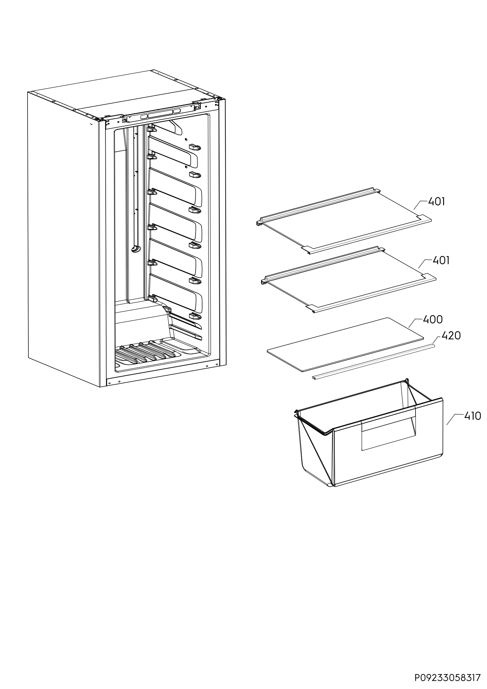 Internal parts