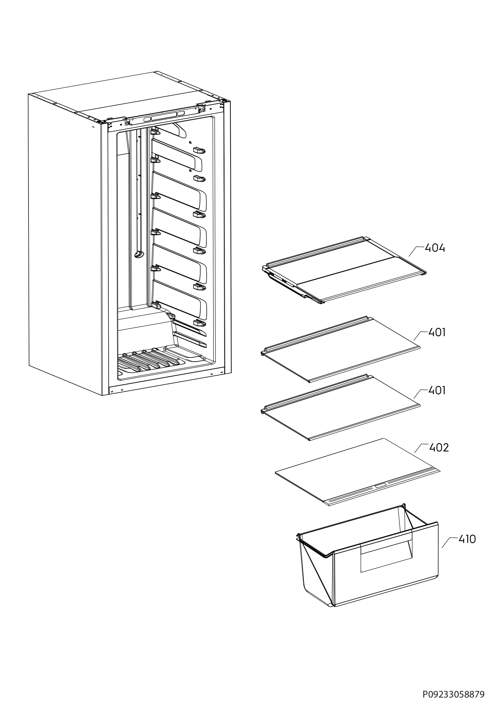 Internal parts