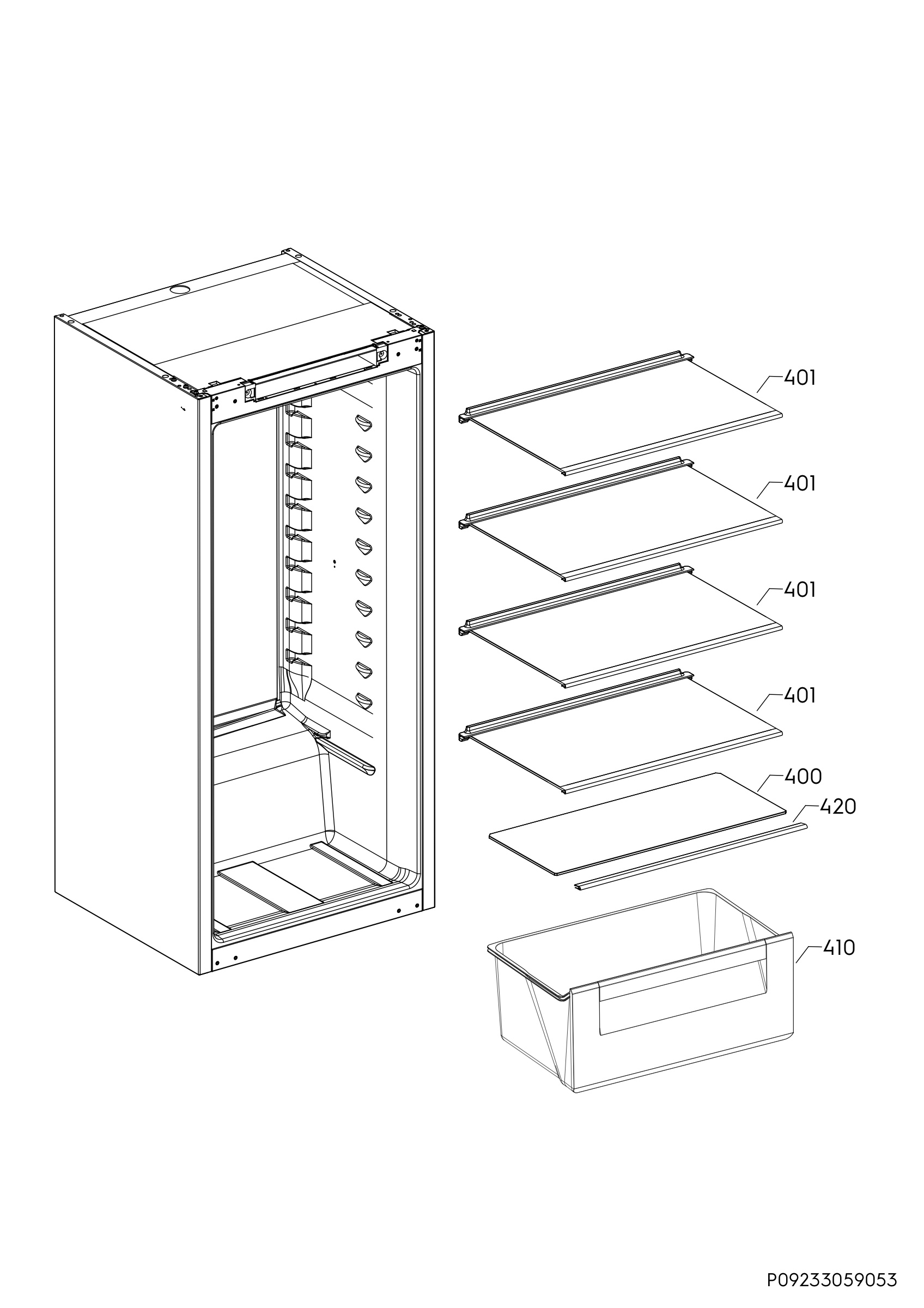 Internal parts