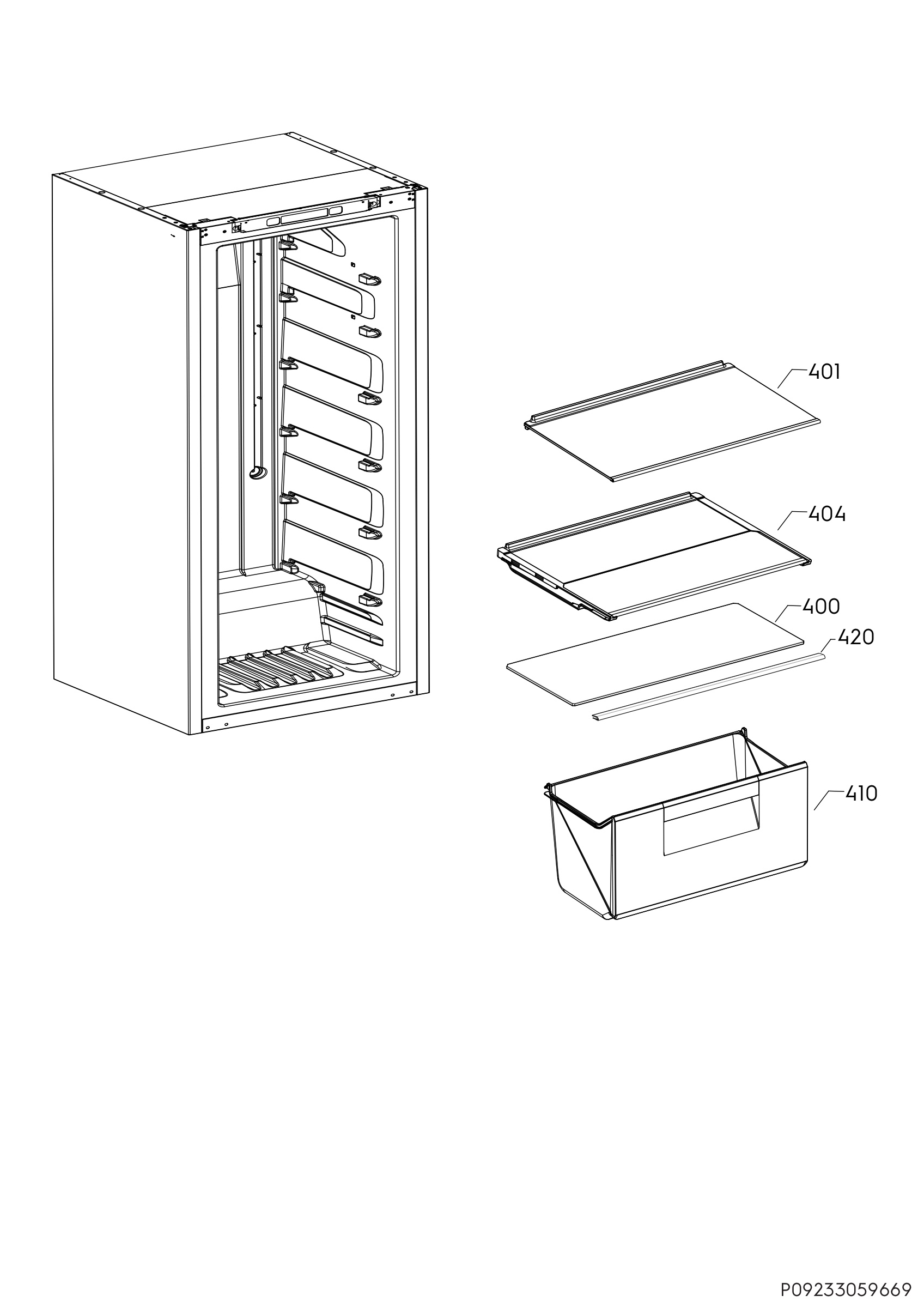 Internal parts