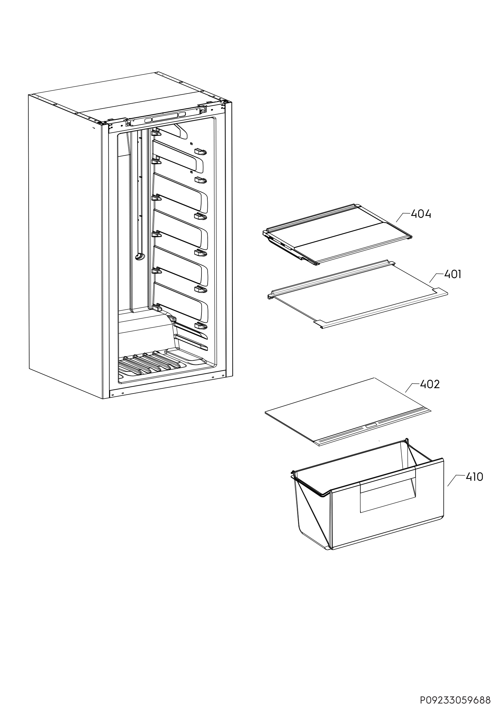 Internal parts