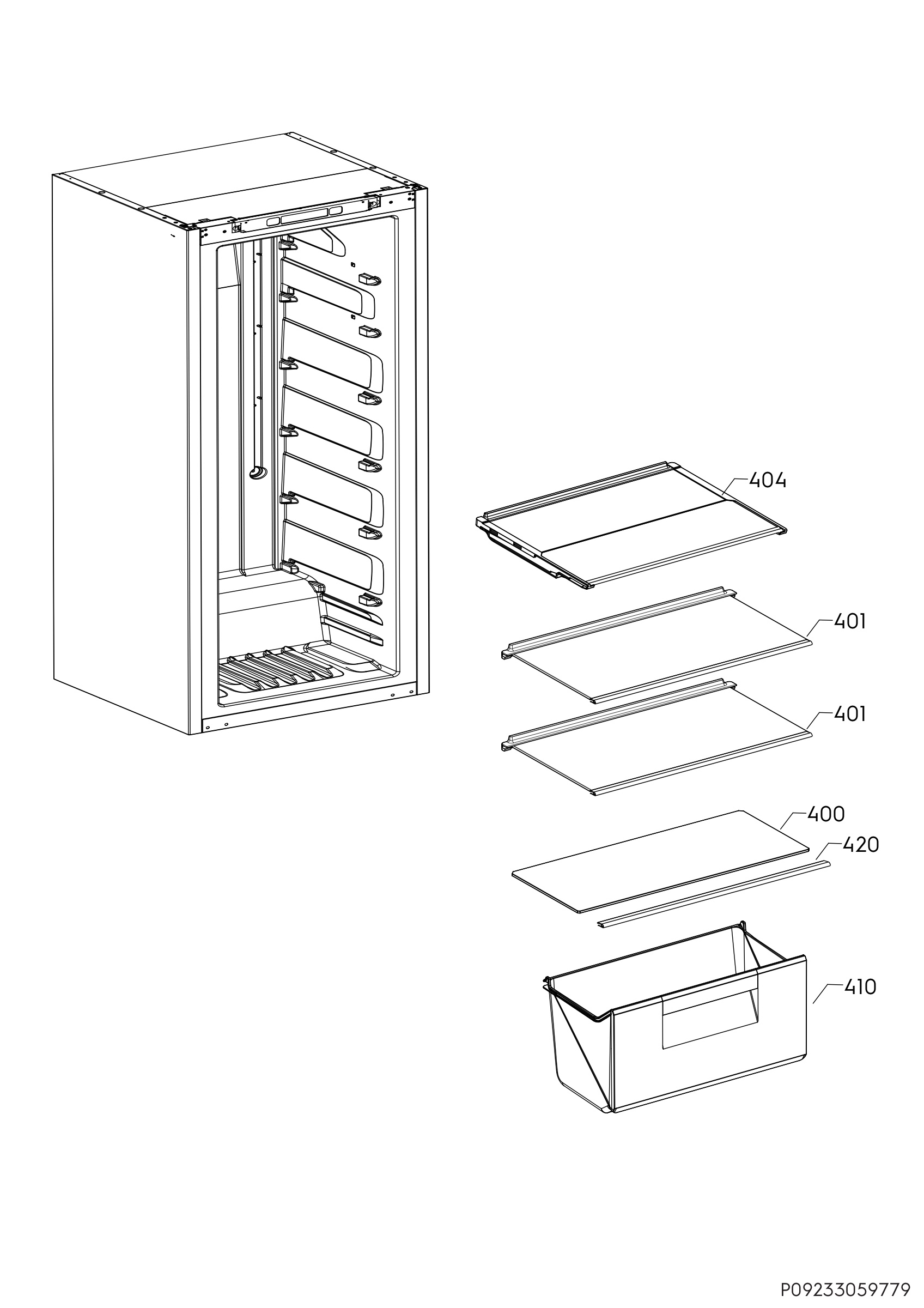 Internal parts