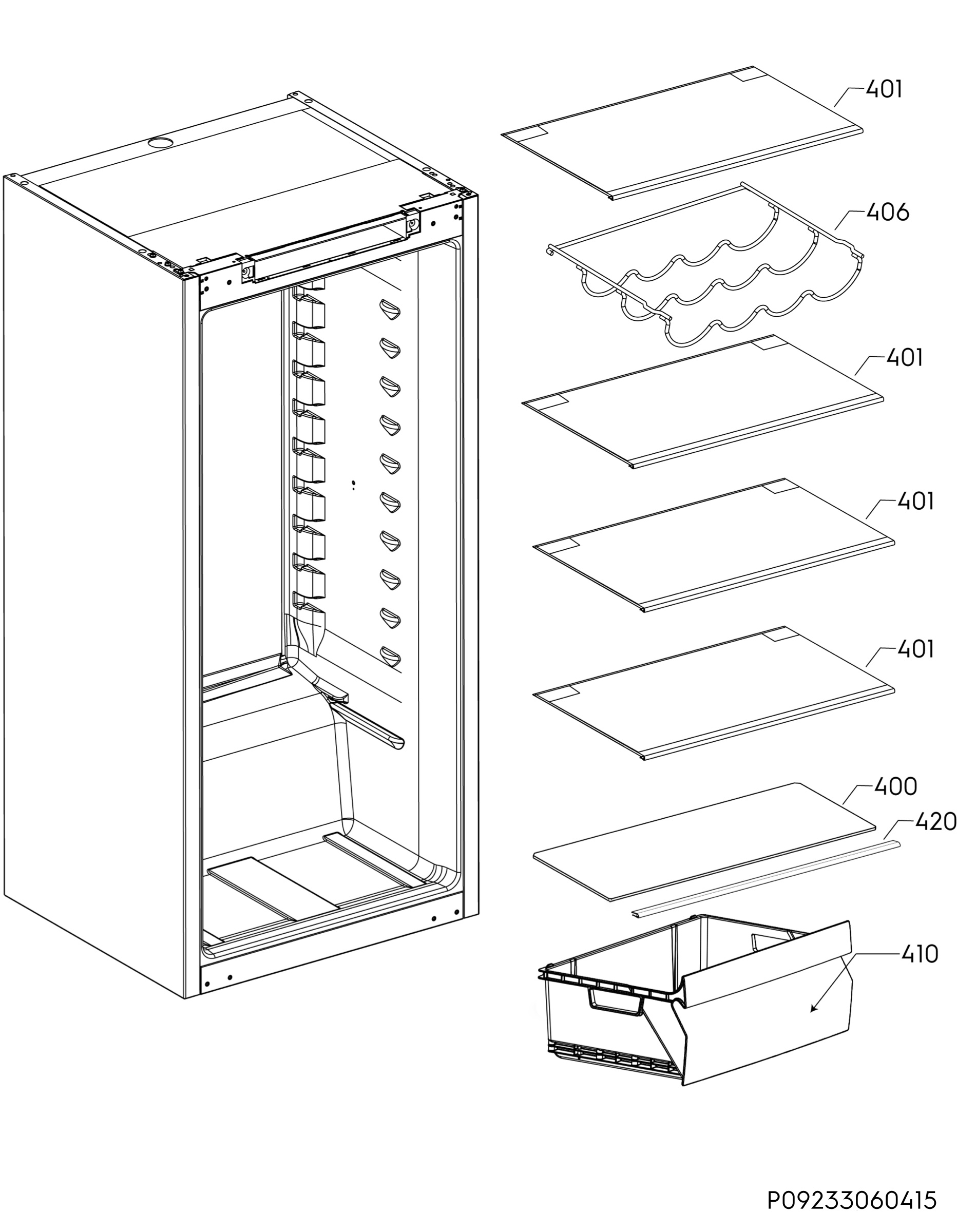Internal parts