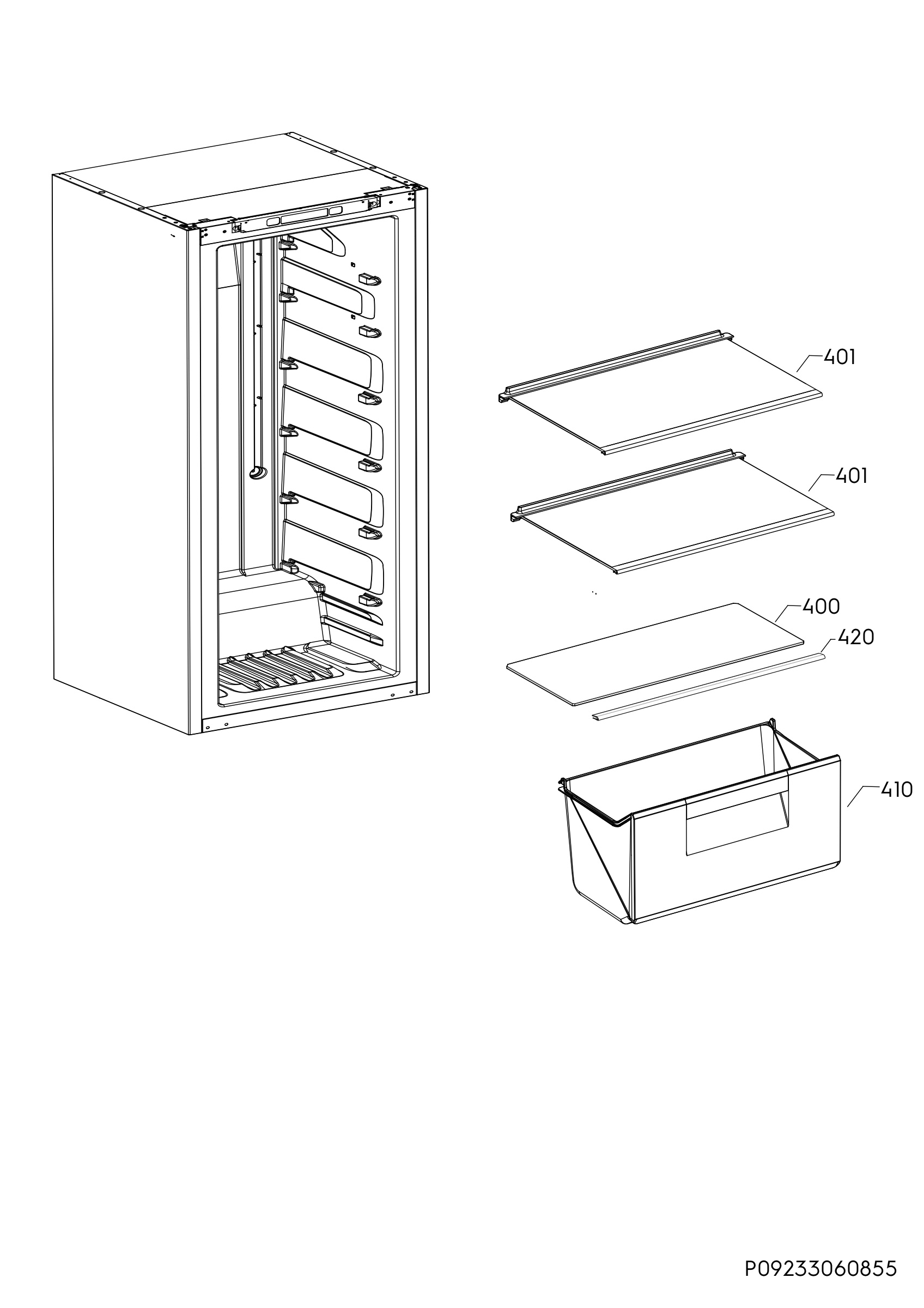 Internal parts