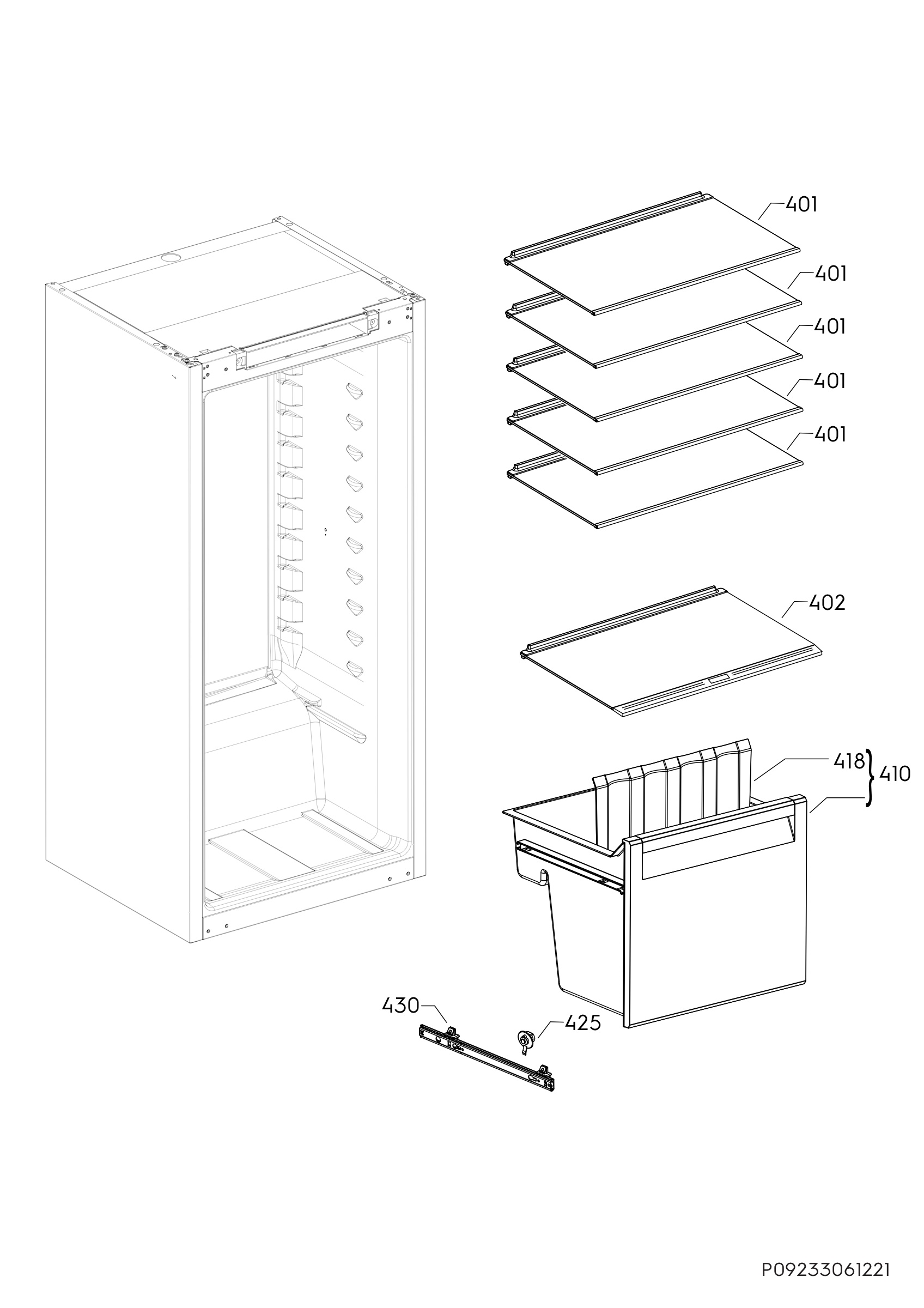 Internal parts