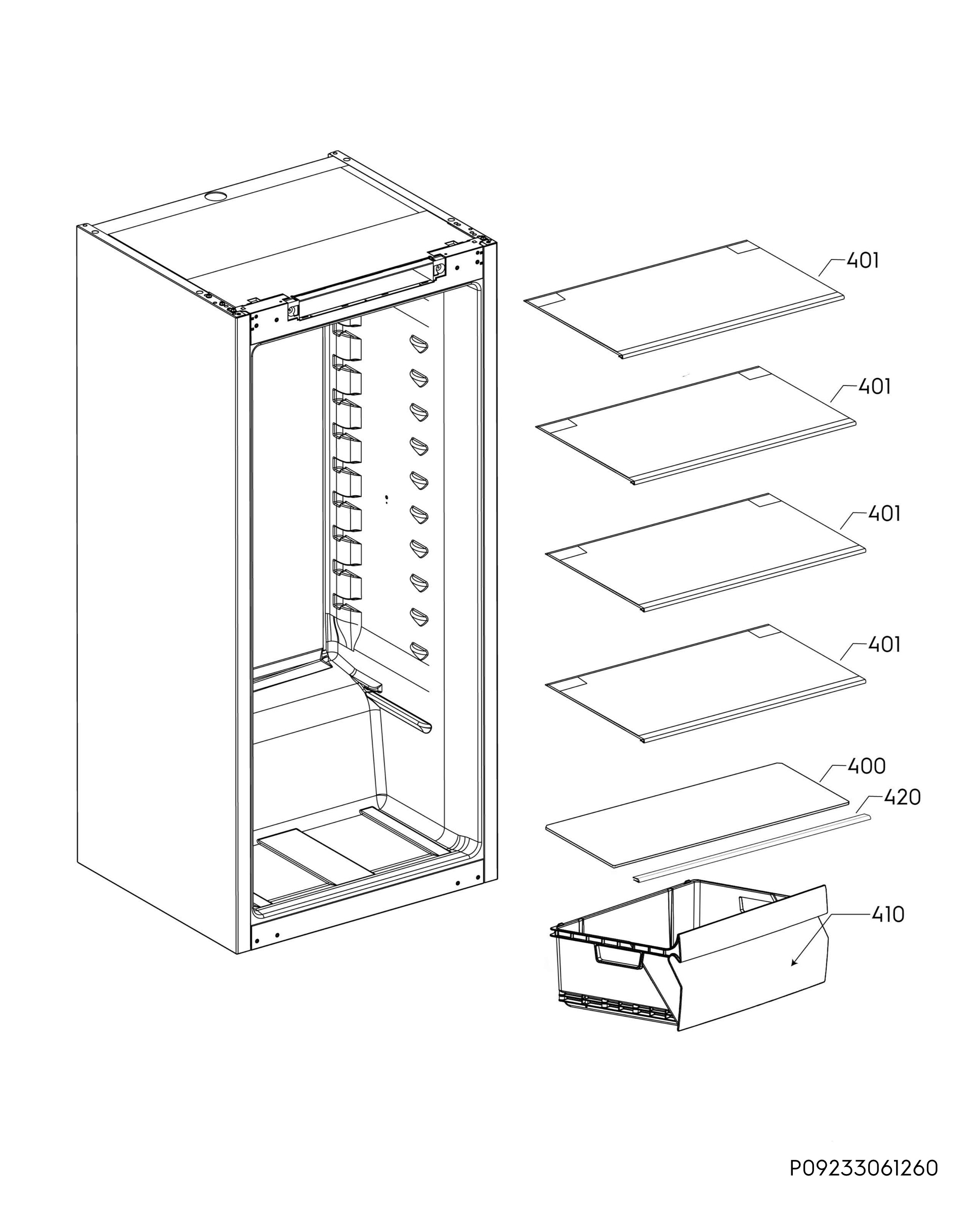 Internal parts