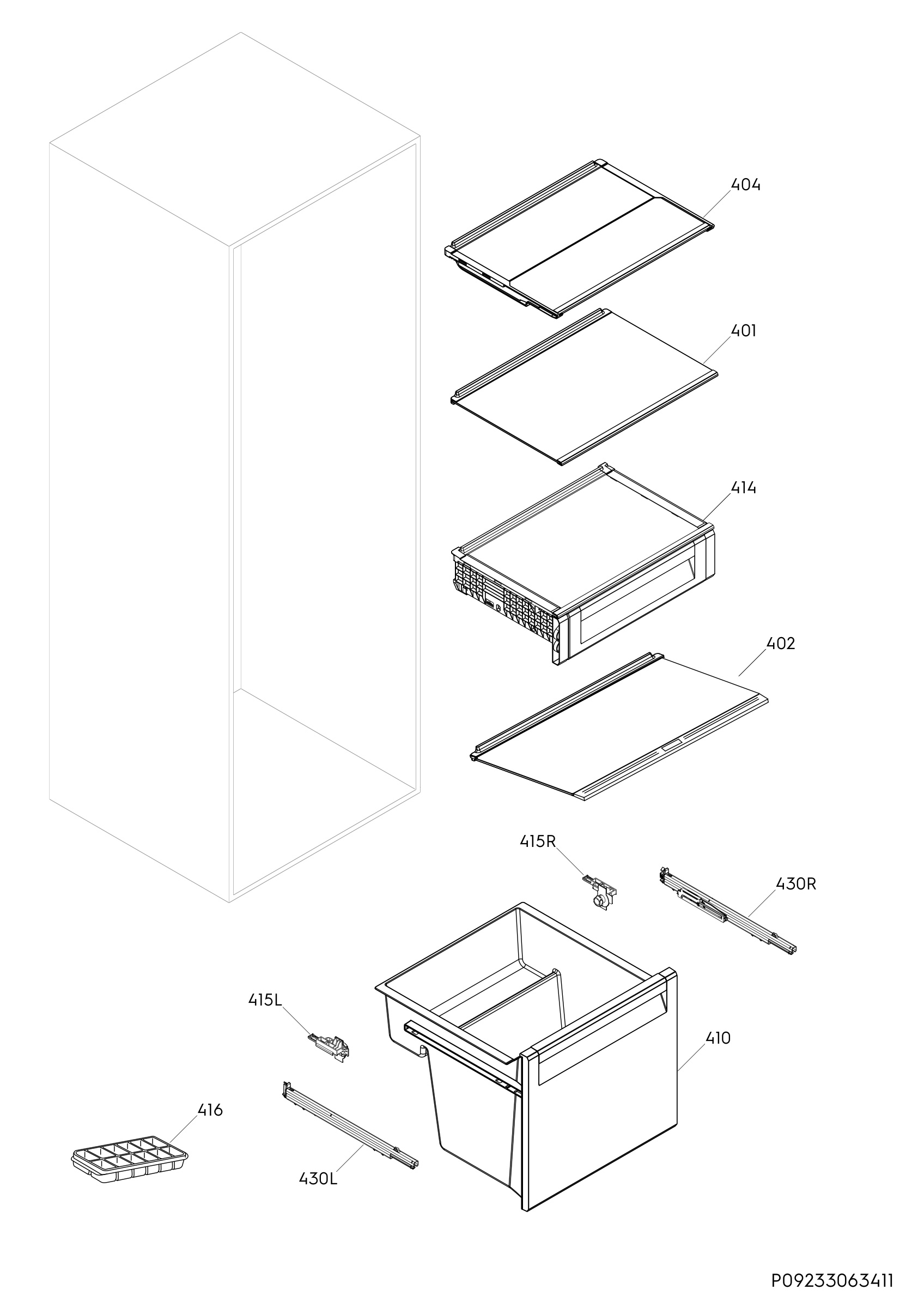 Internal parts