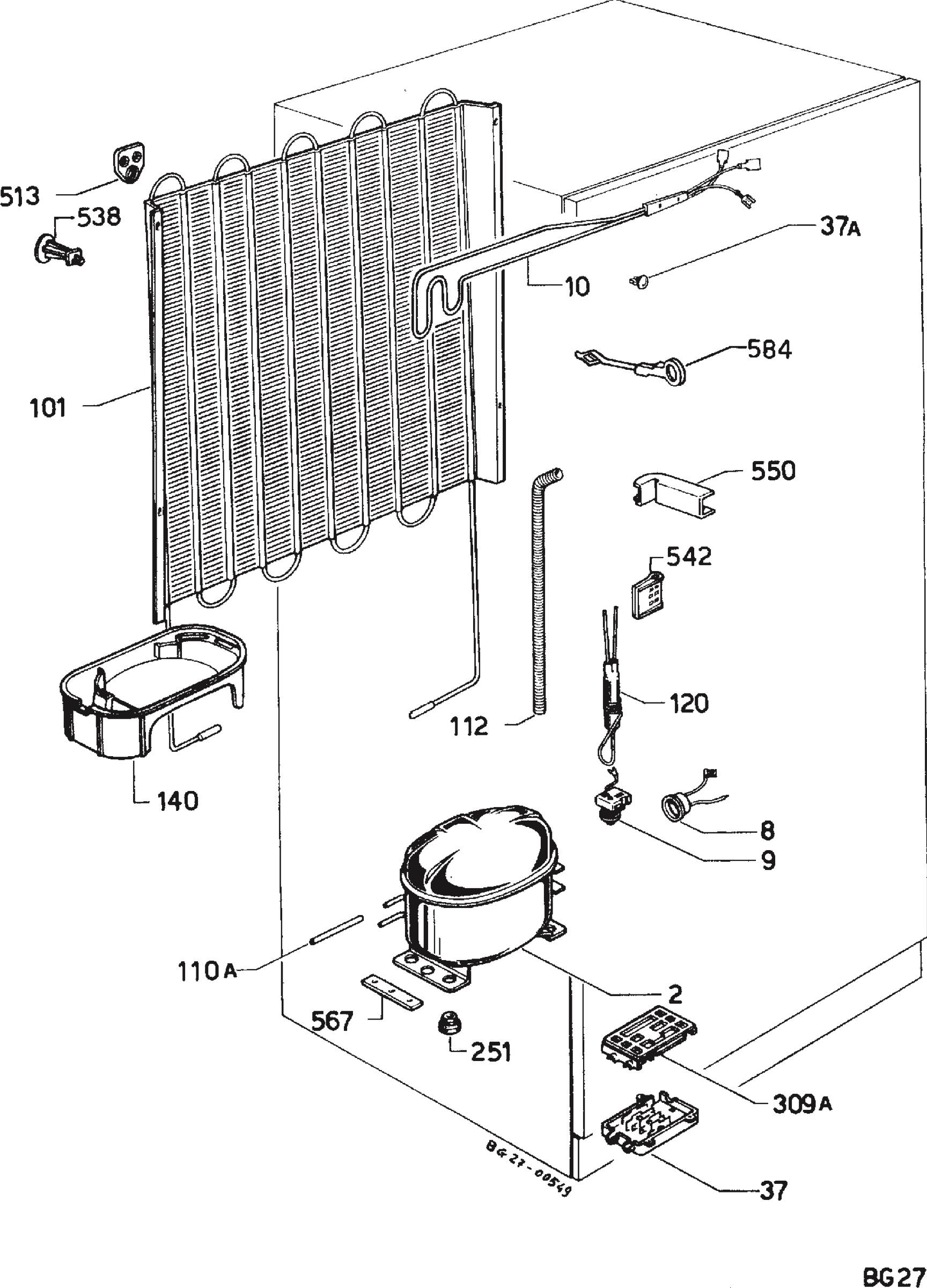 Refrigerator cooling system
