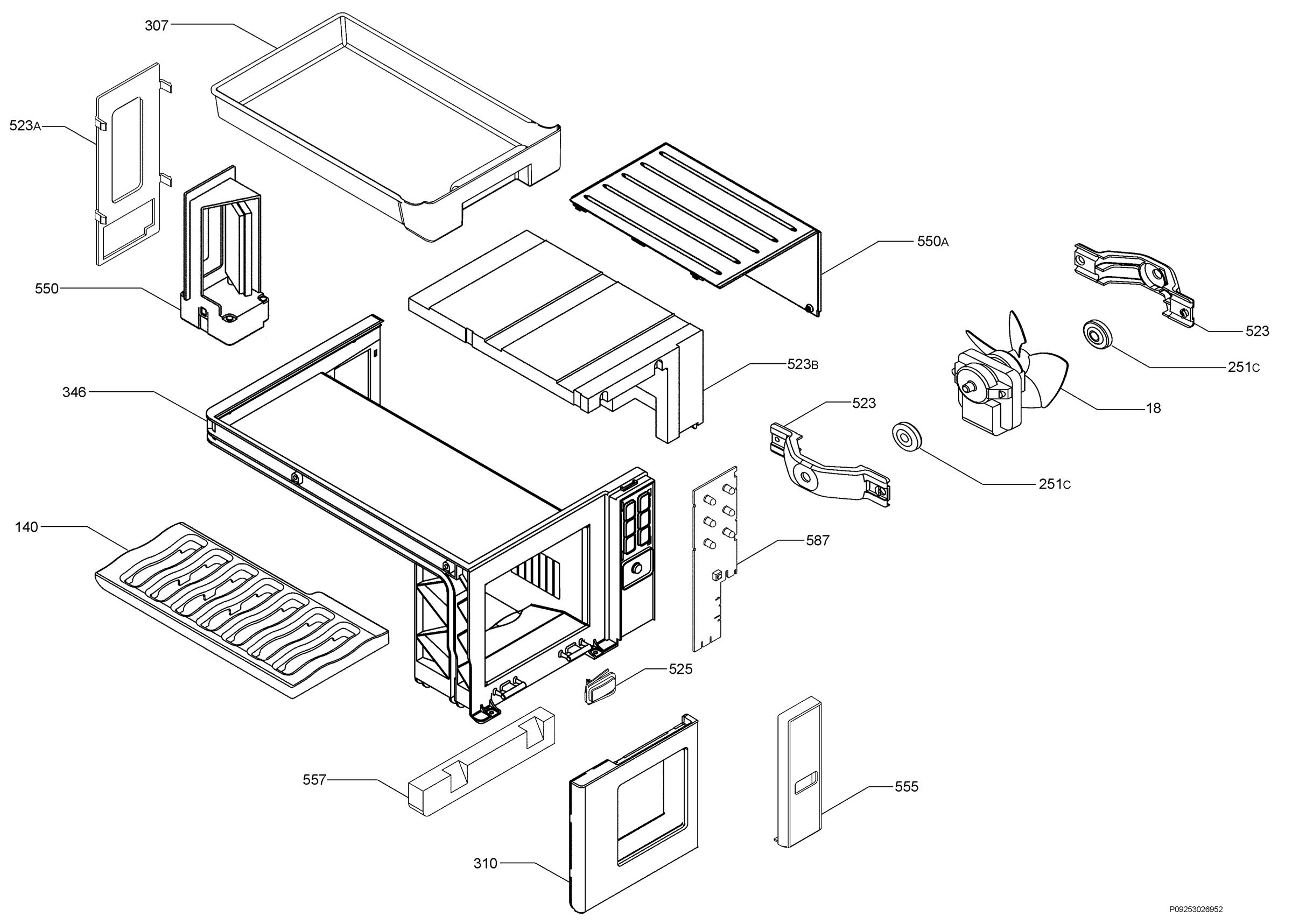 Cabinet + furniture (extra)