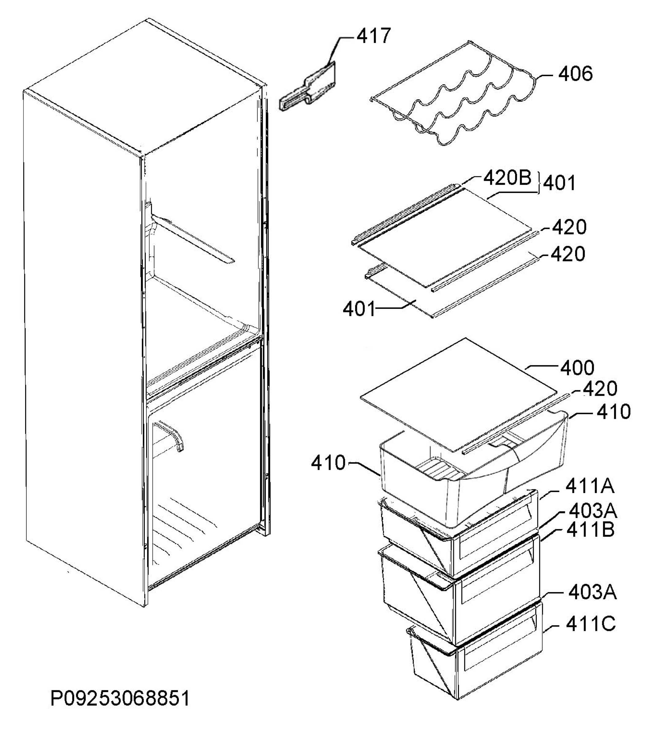 Internal parts