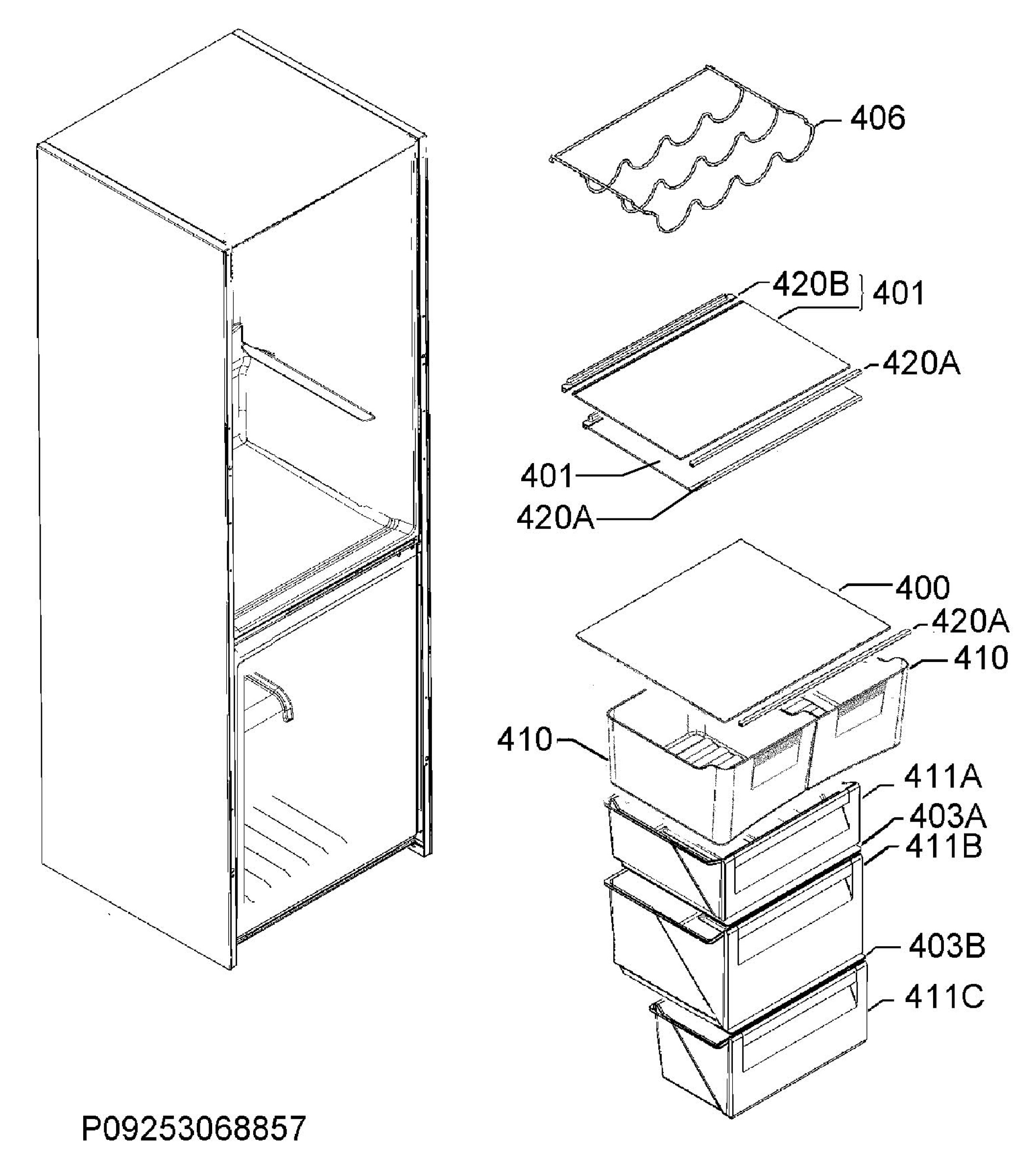 Internal parts