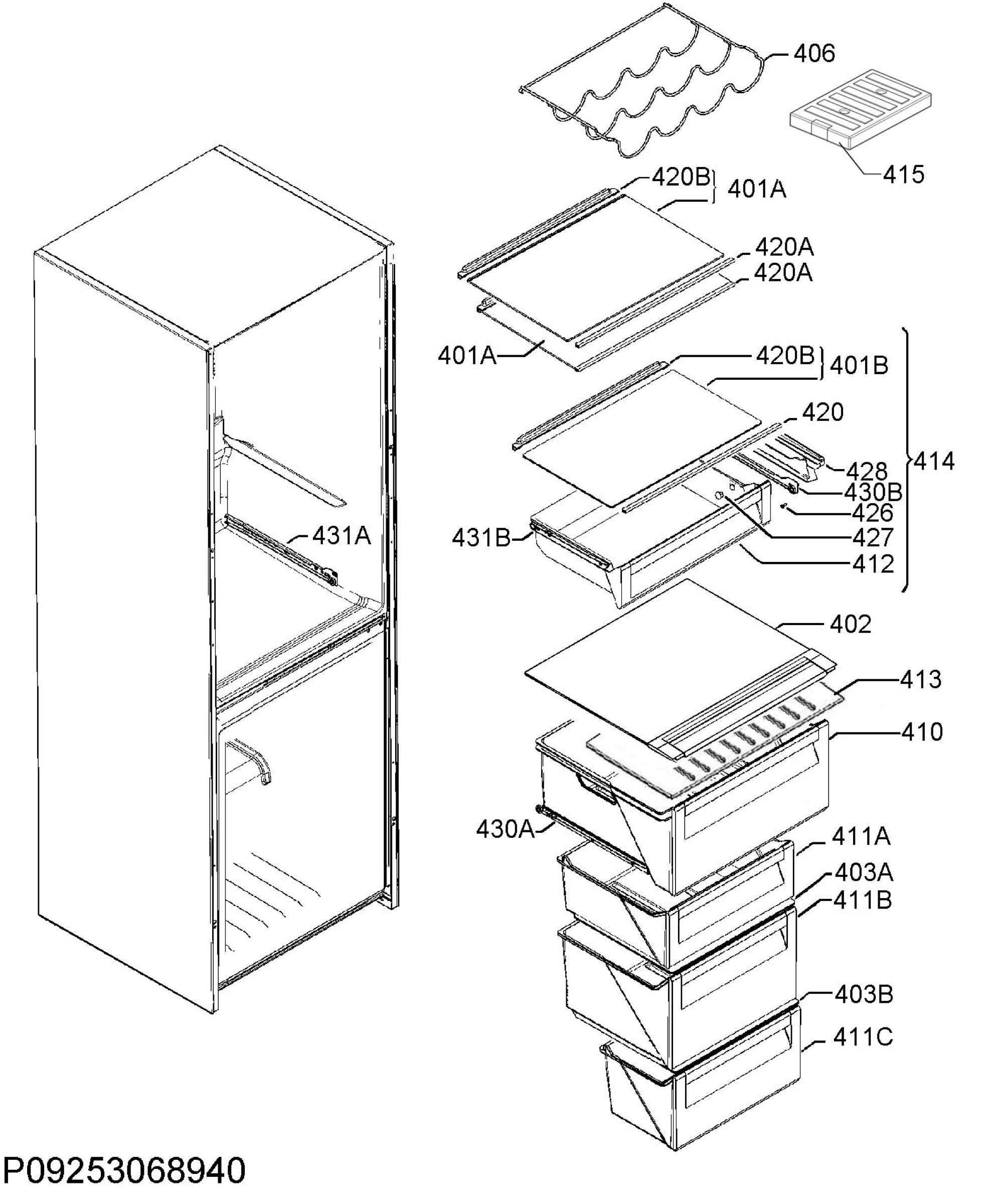 Internal parts