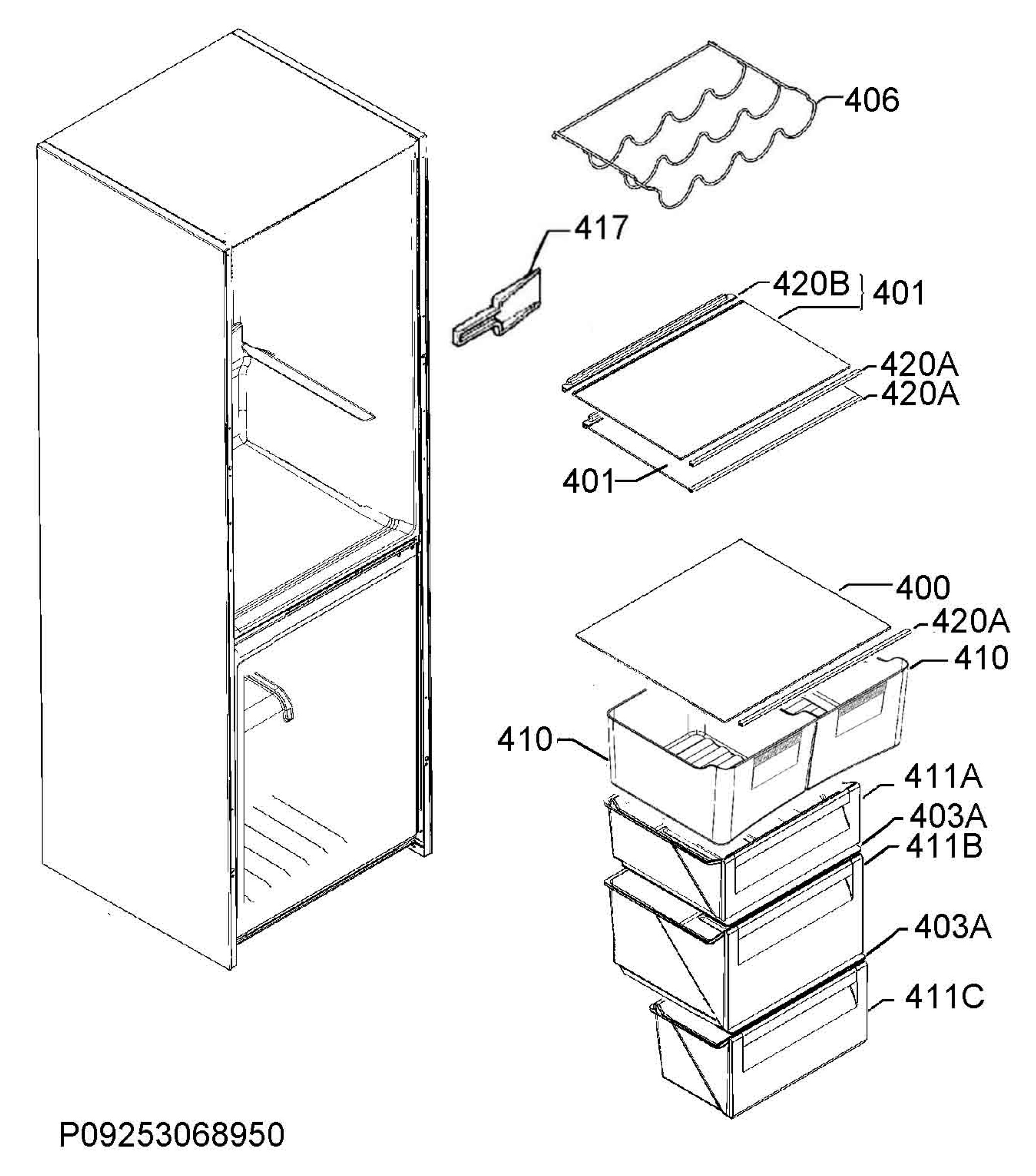 Internal parts