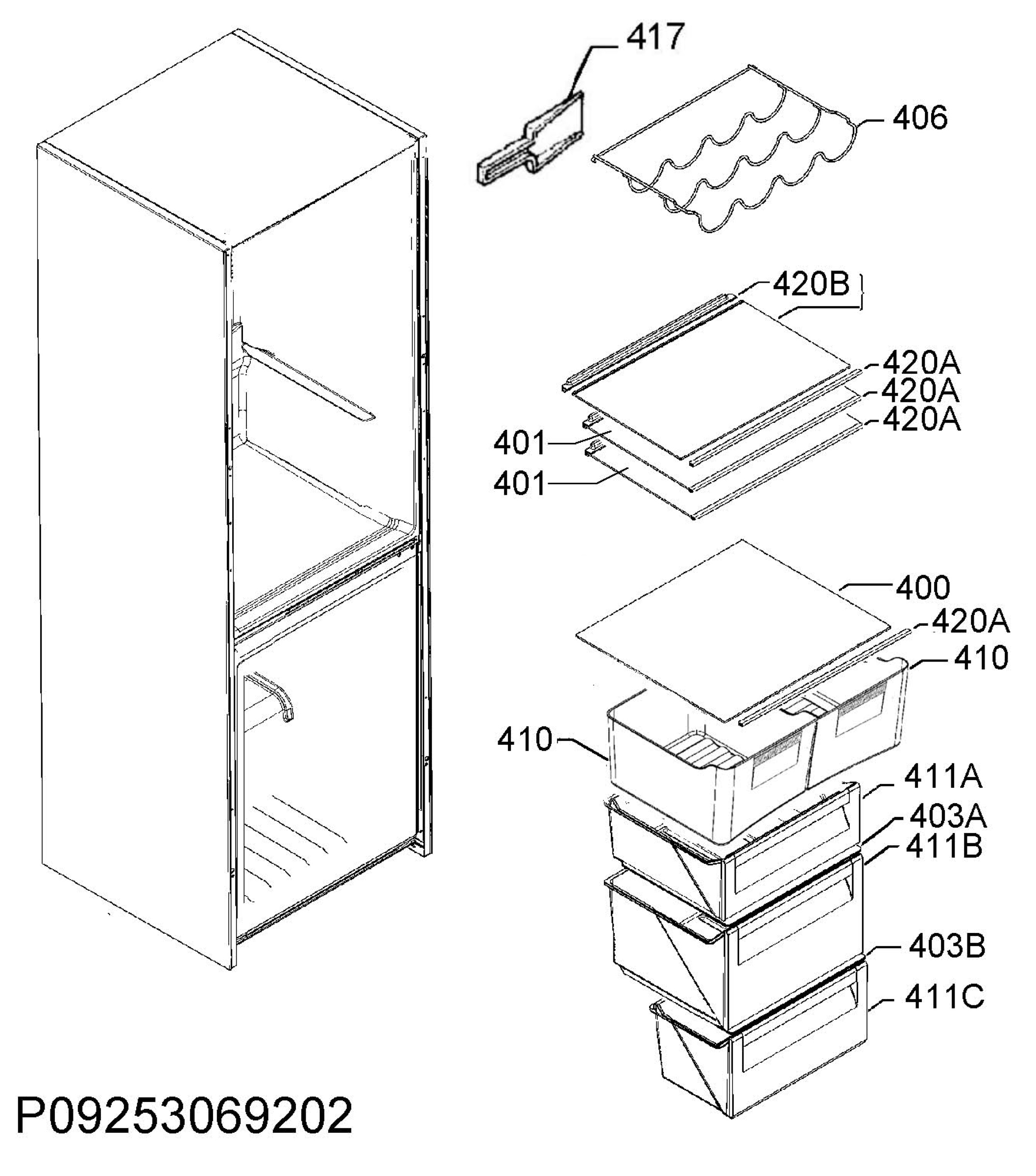 Internal parts