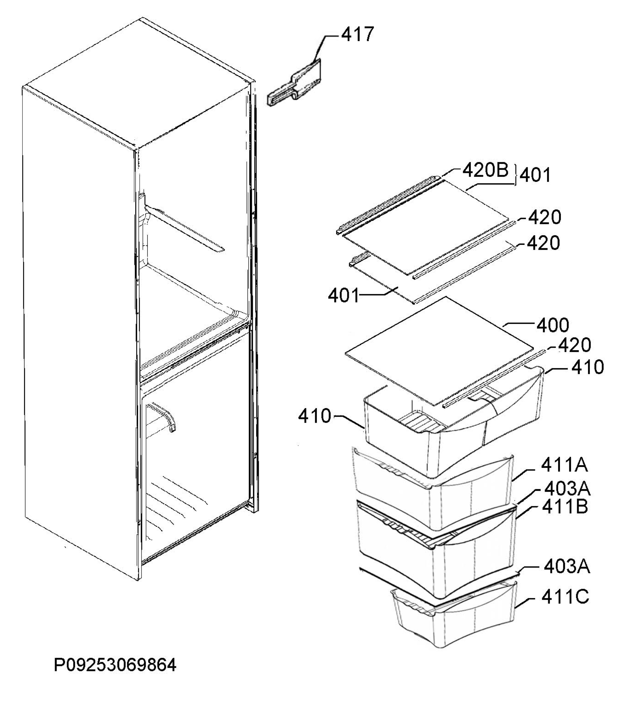 Internal parts