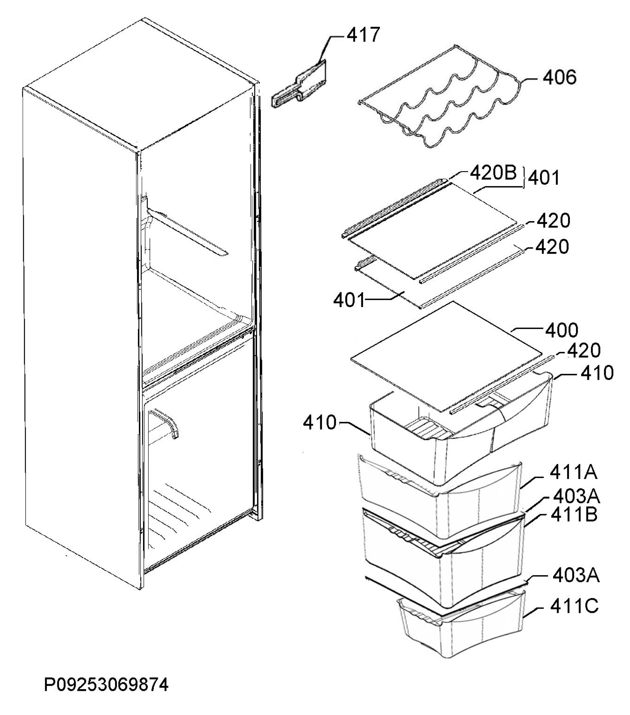 Internal parts