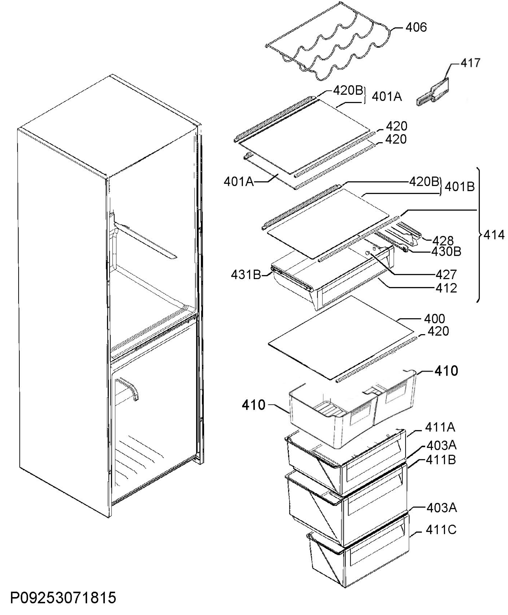 Internal parts