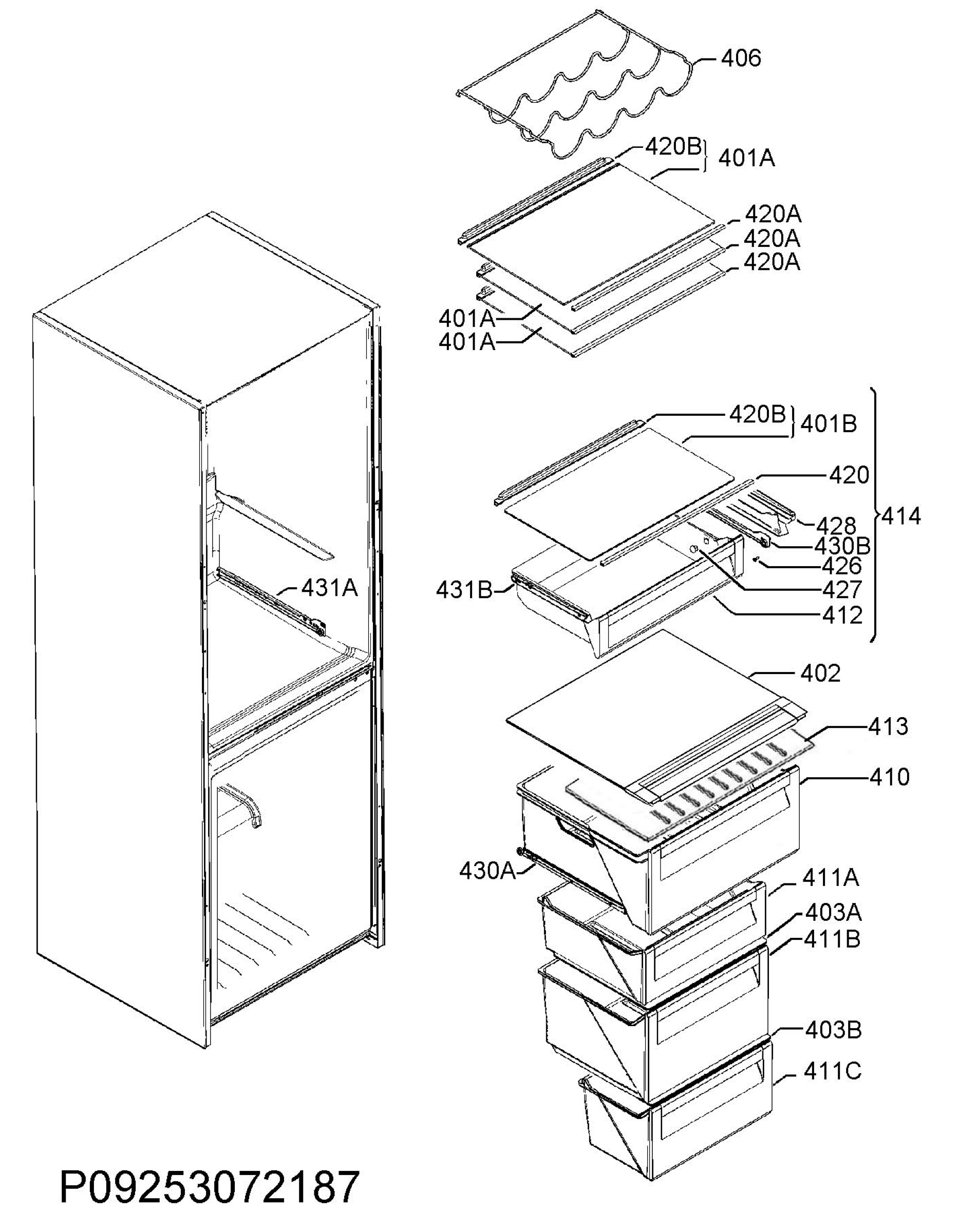 Internal parts