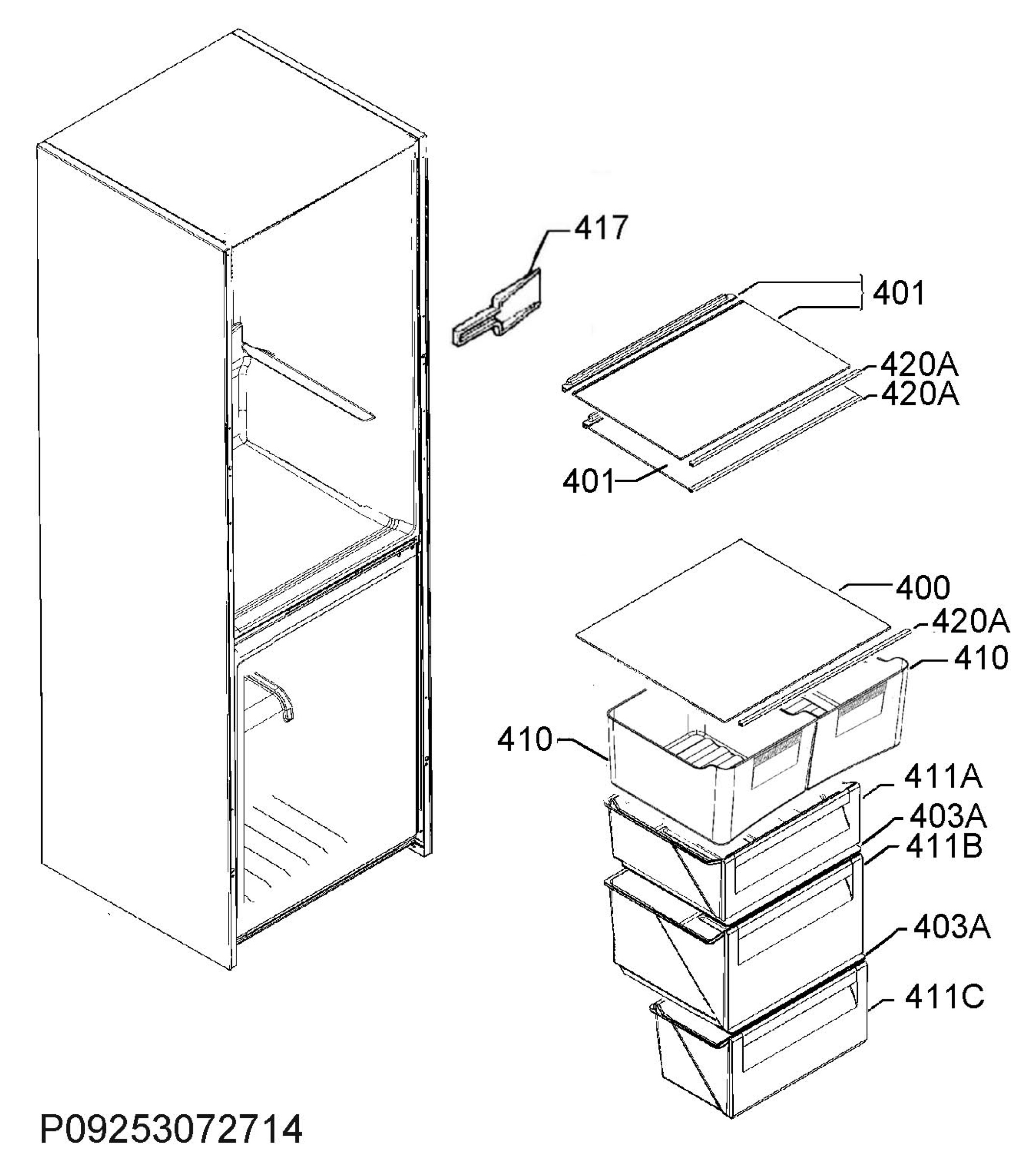 Internal parts