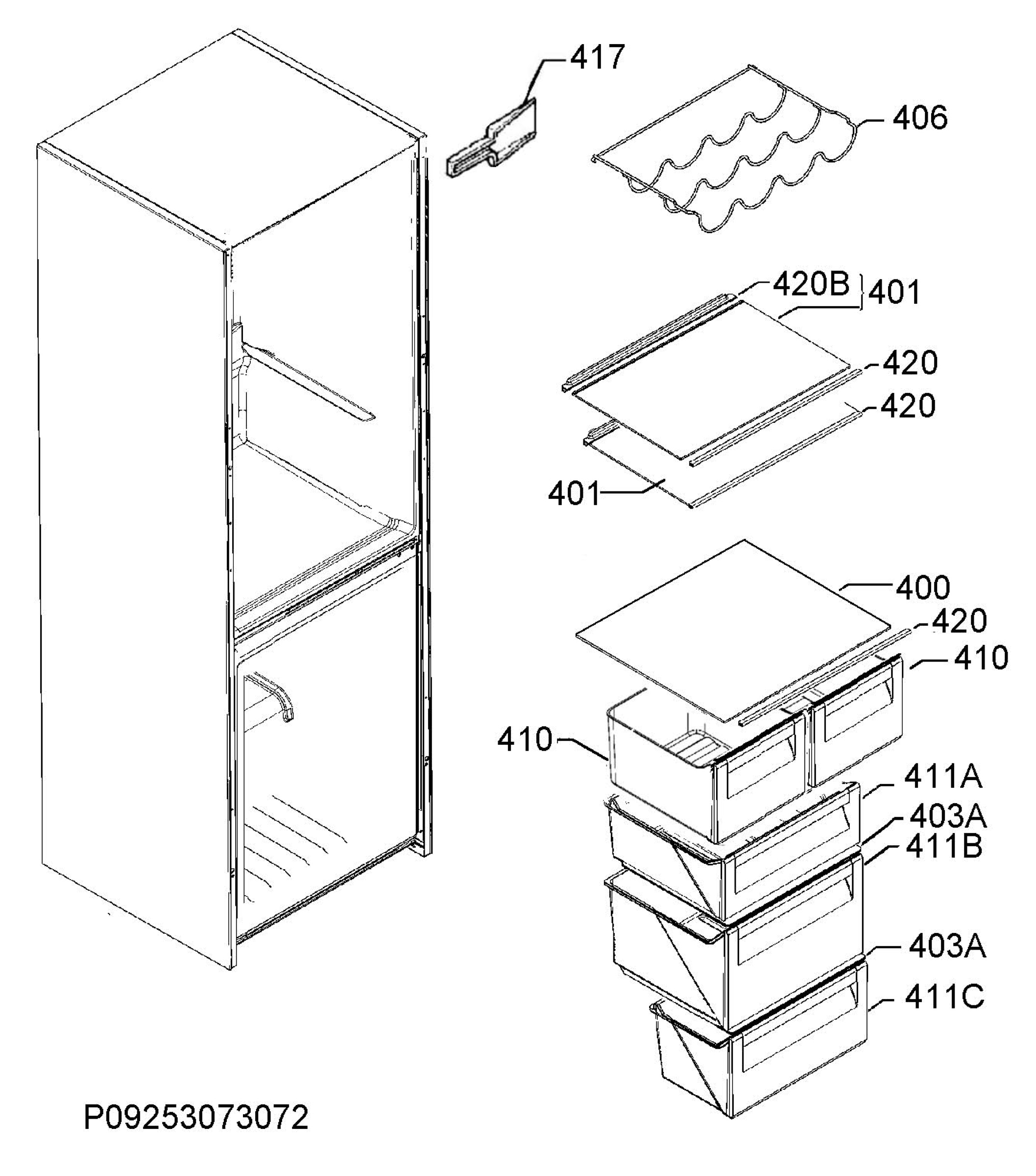 Internal parts