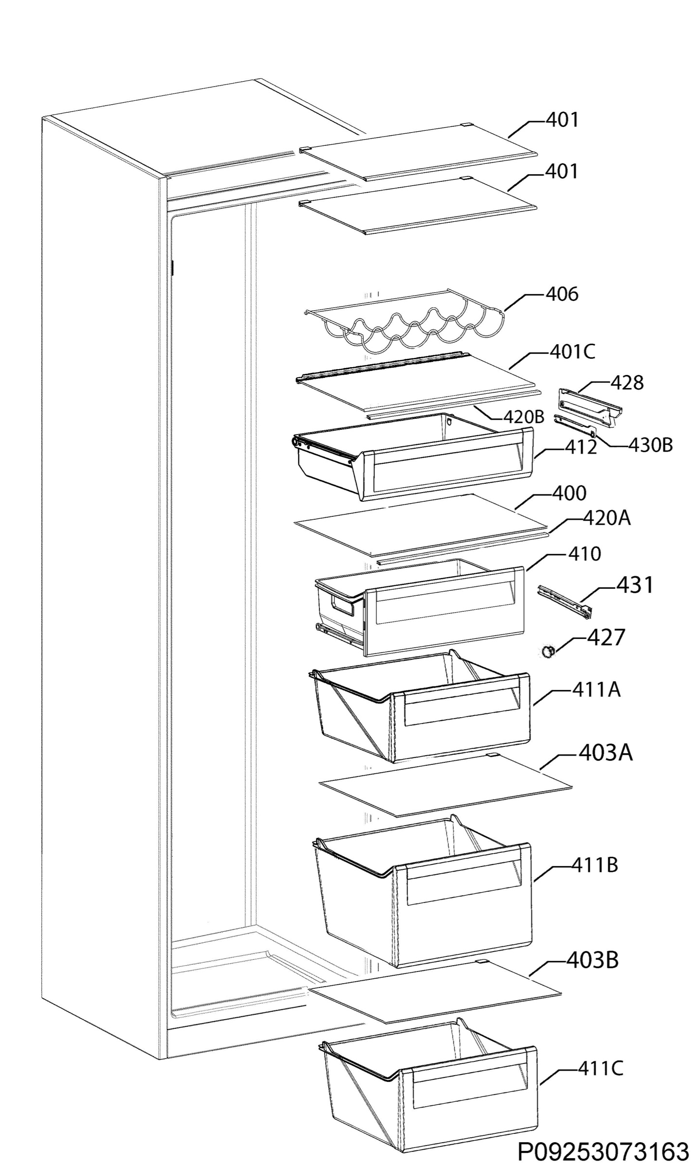 Internal parts