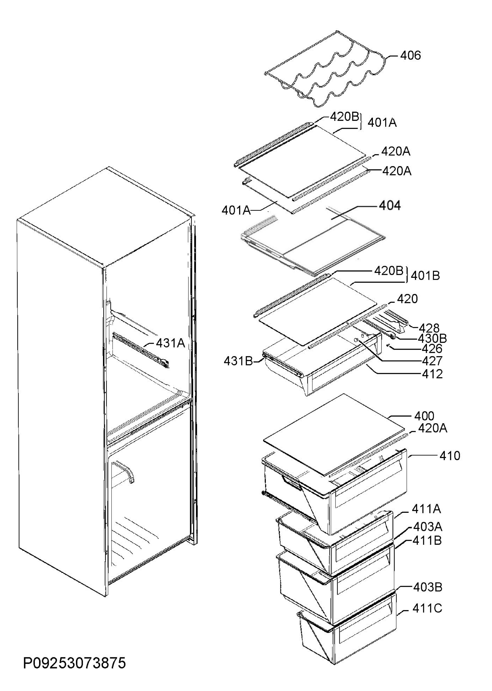 Internal parts