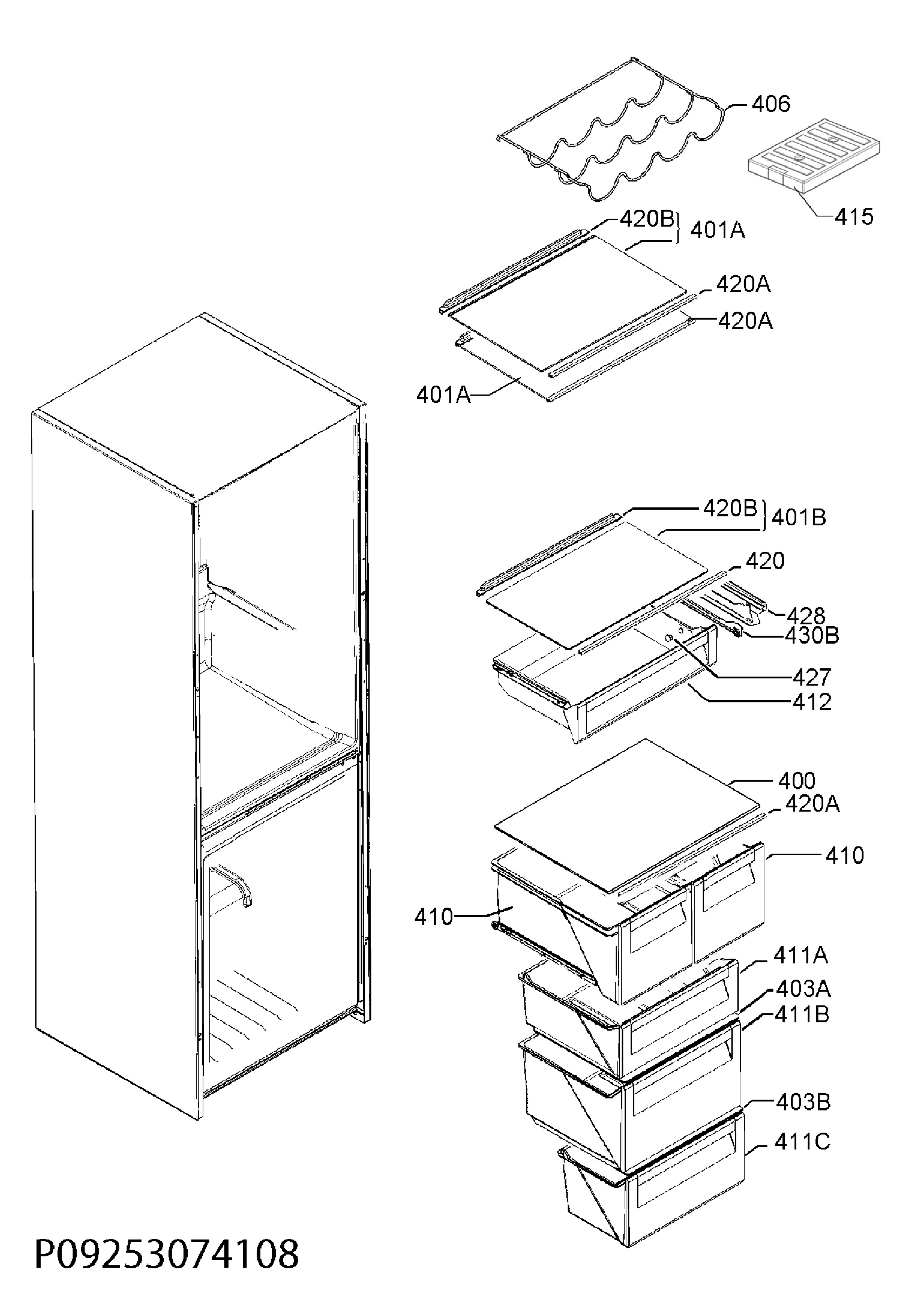 Internal parts