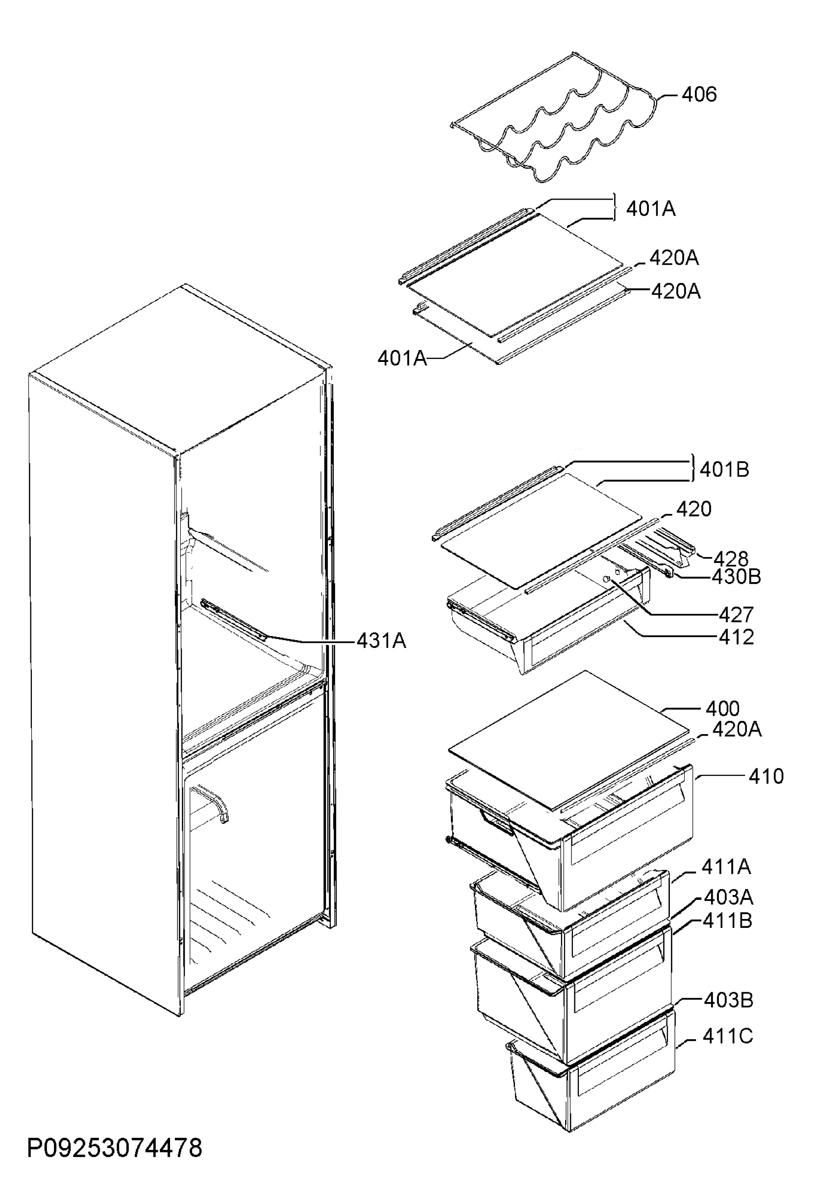 Internal parts