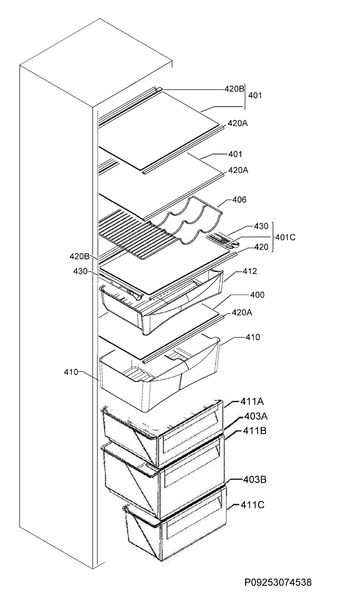 Internal parts