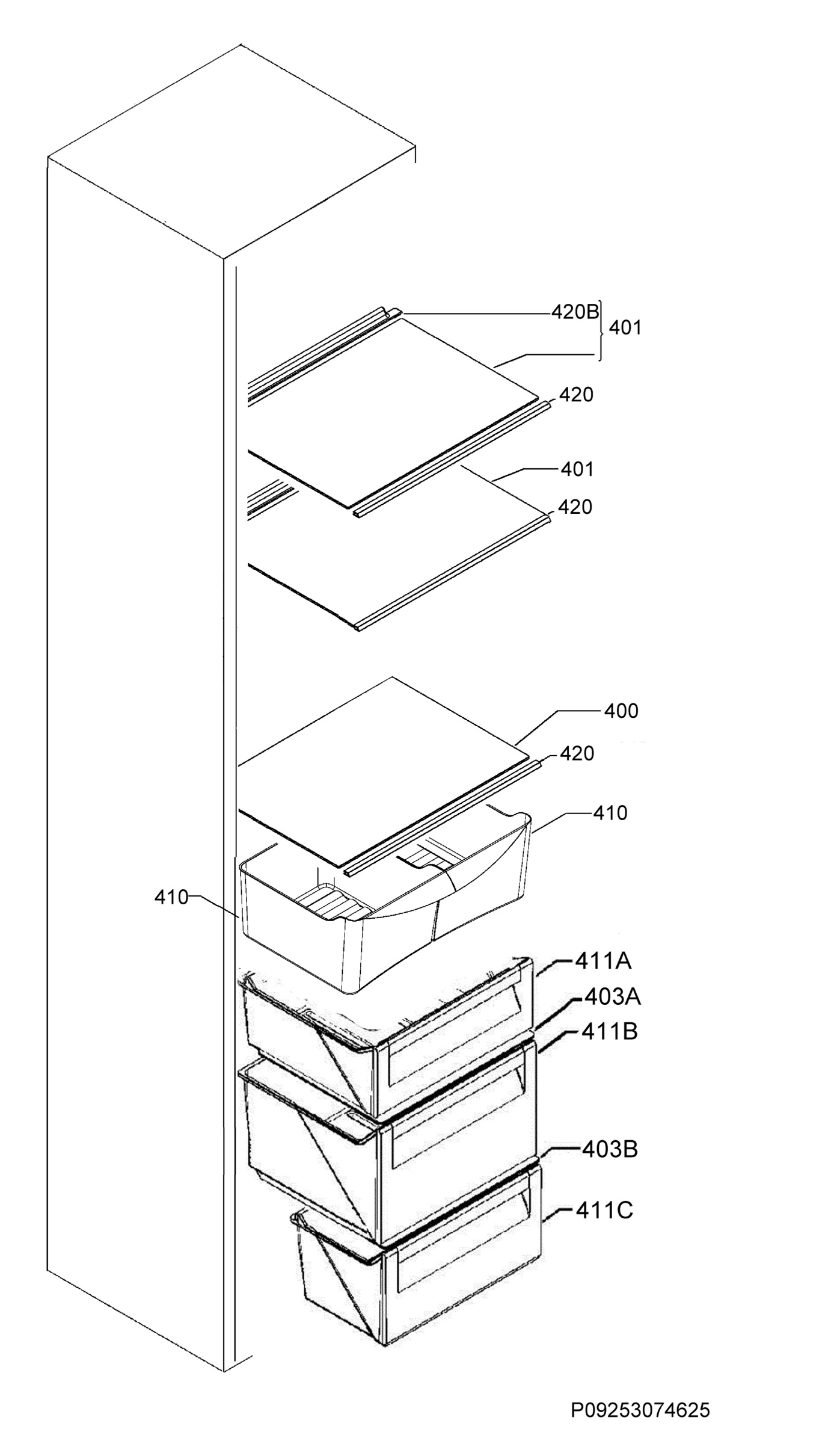 Internal parts