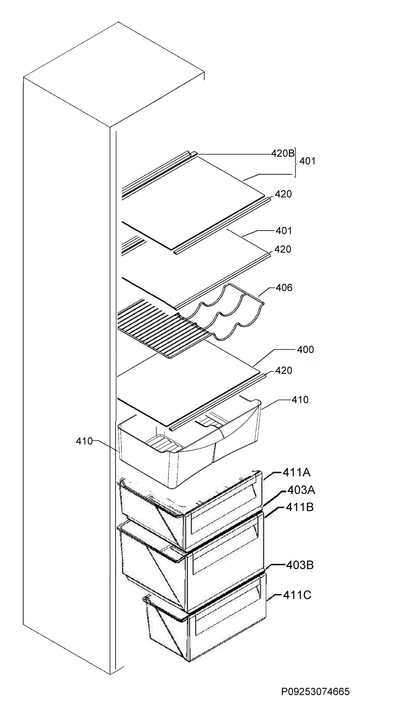 Internal parts