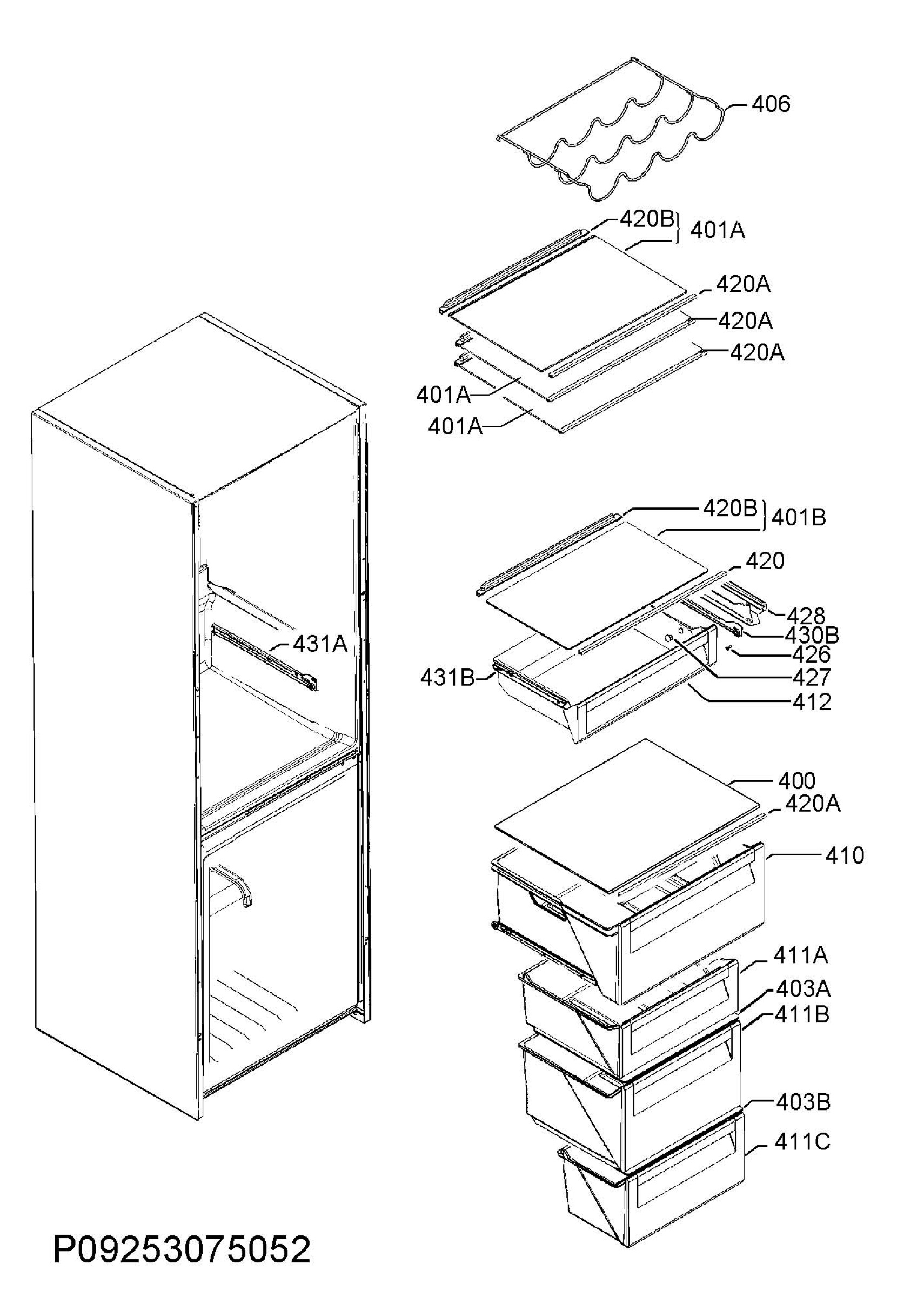 Internal parts