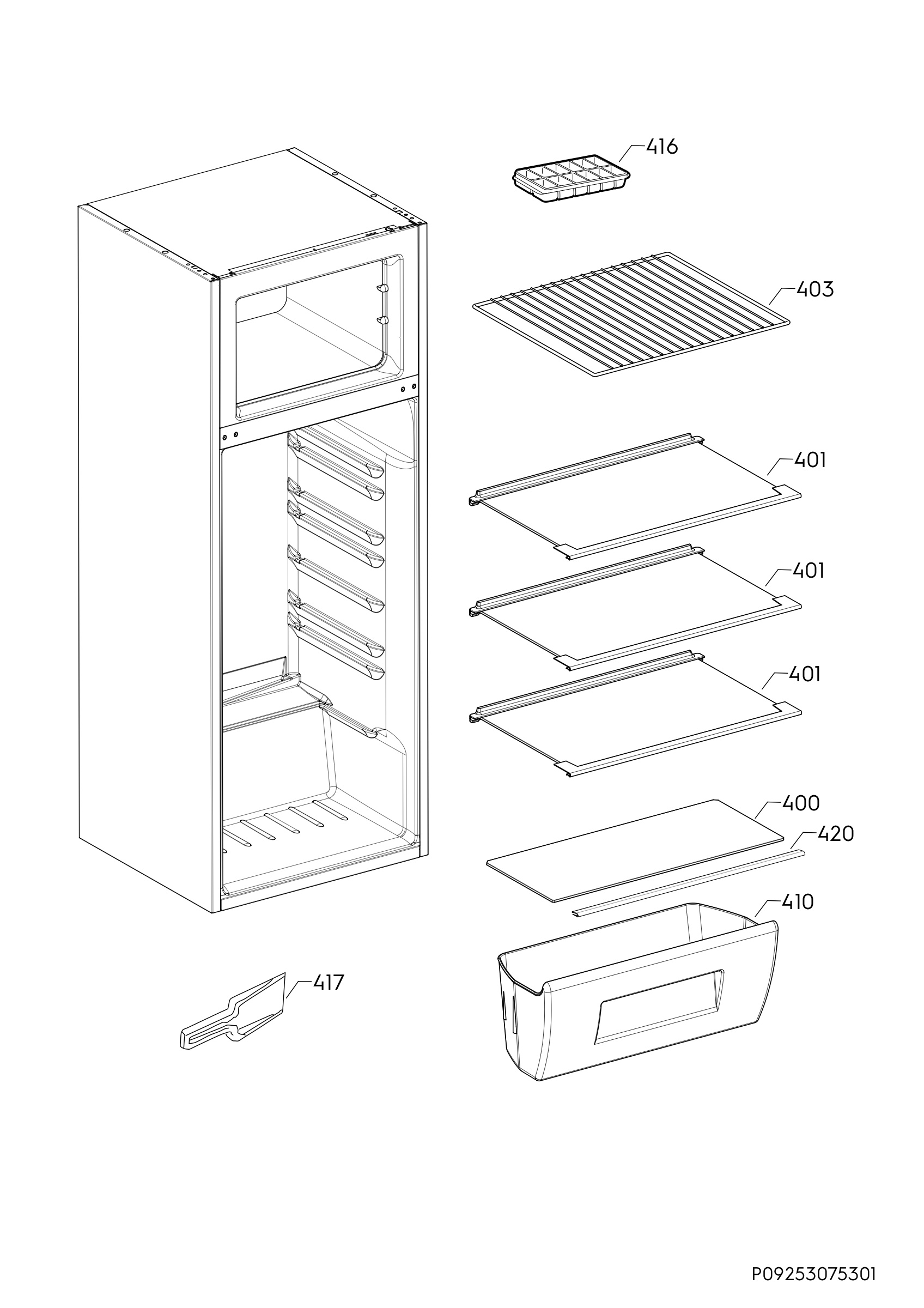 Internal parts