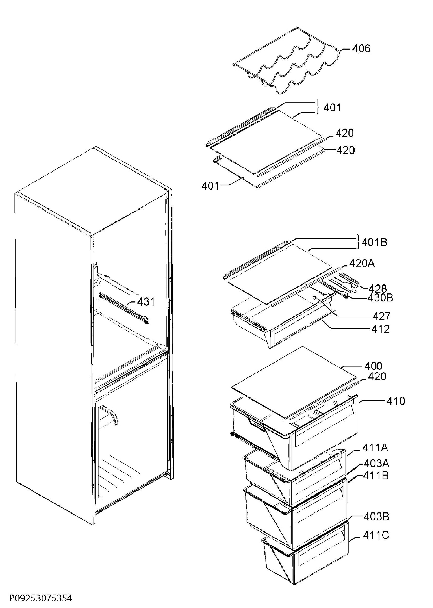 Internal parts