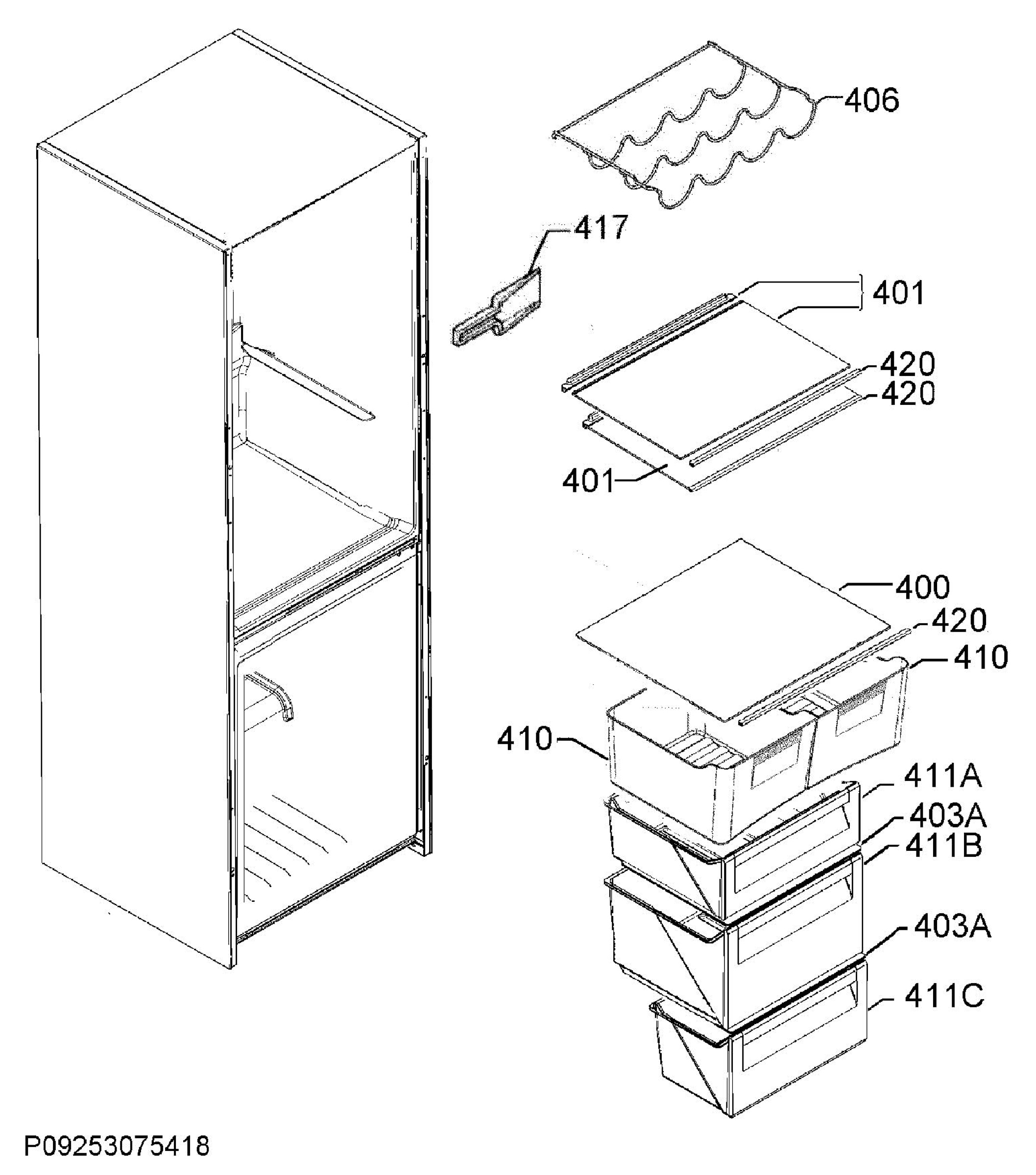 Internal parts