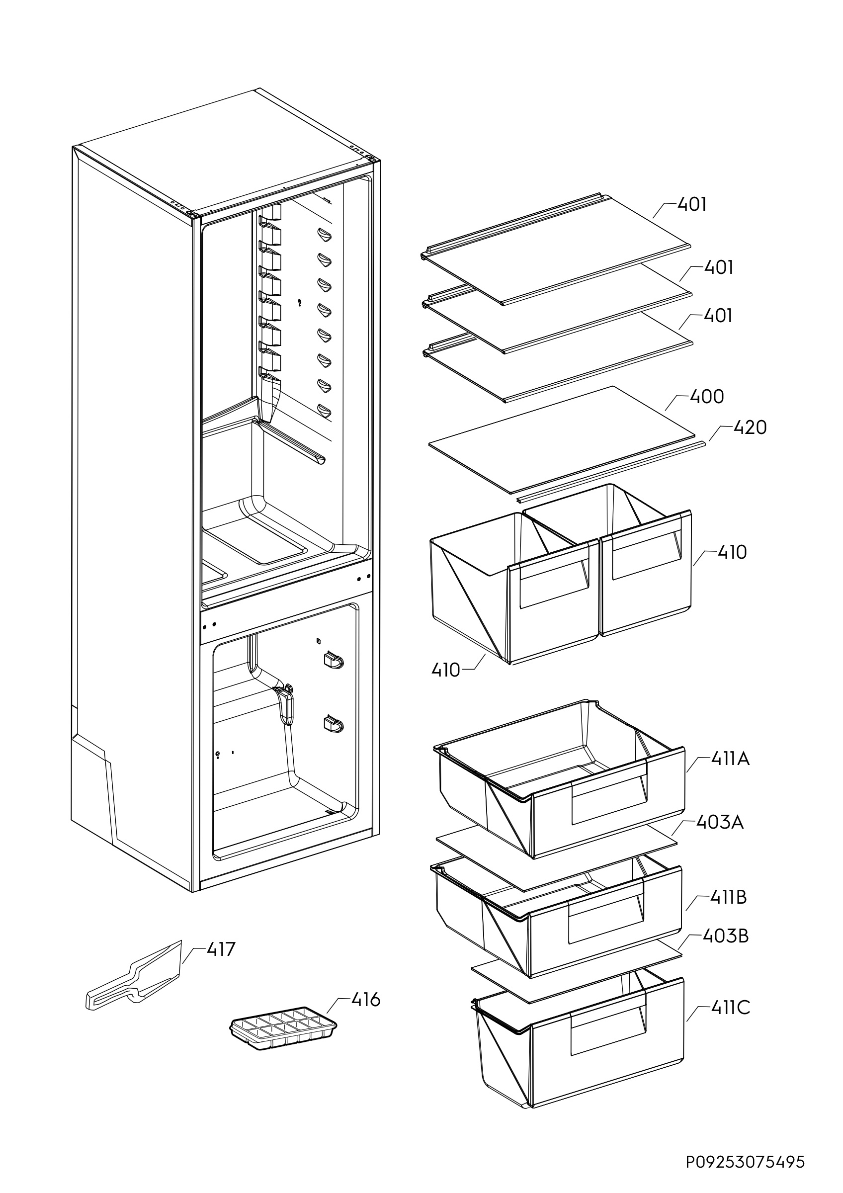 Internal parts