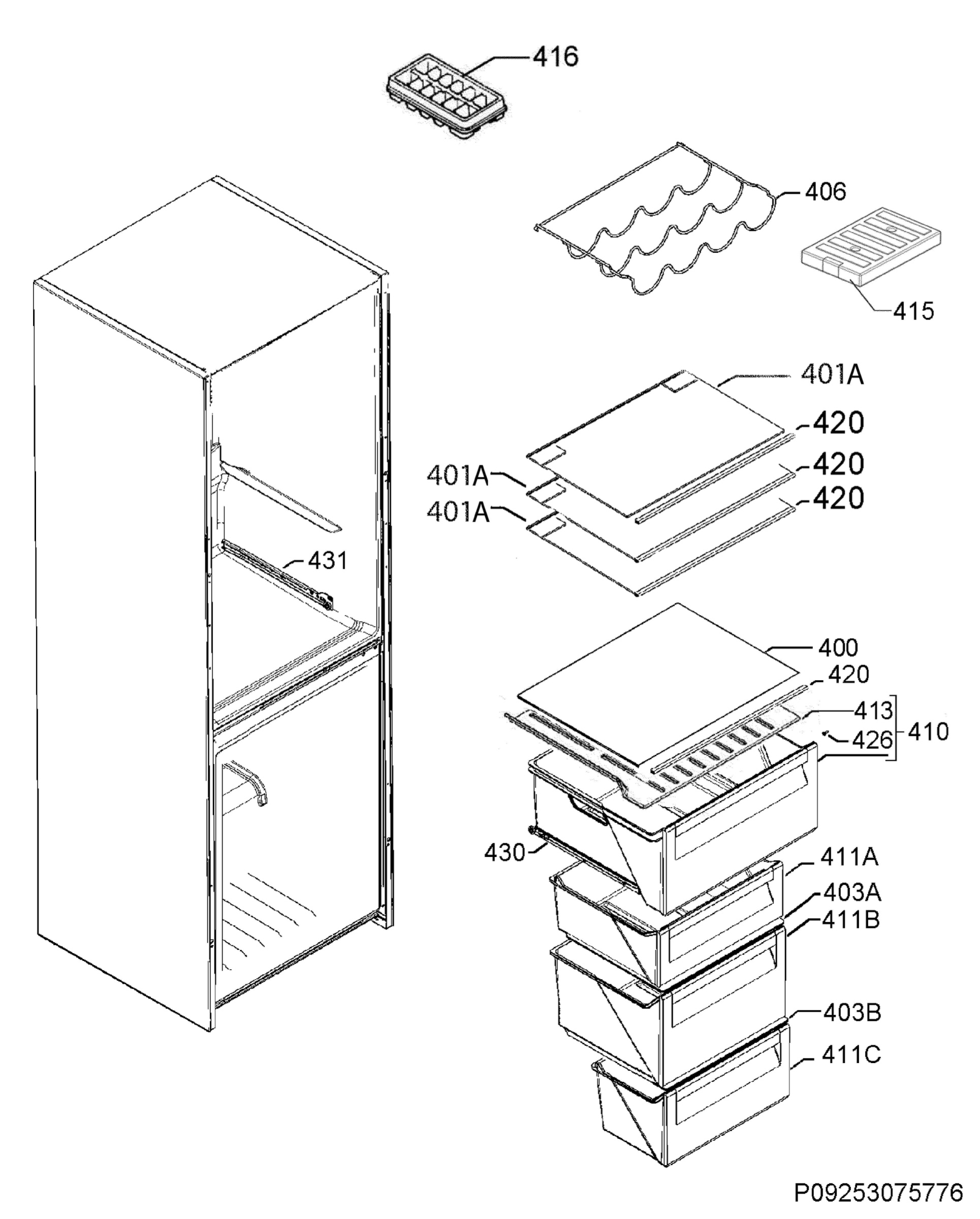 Internal parts