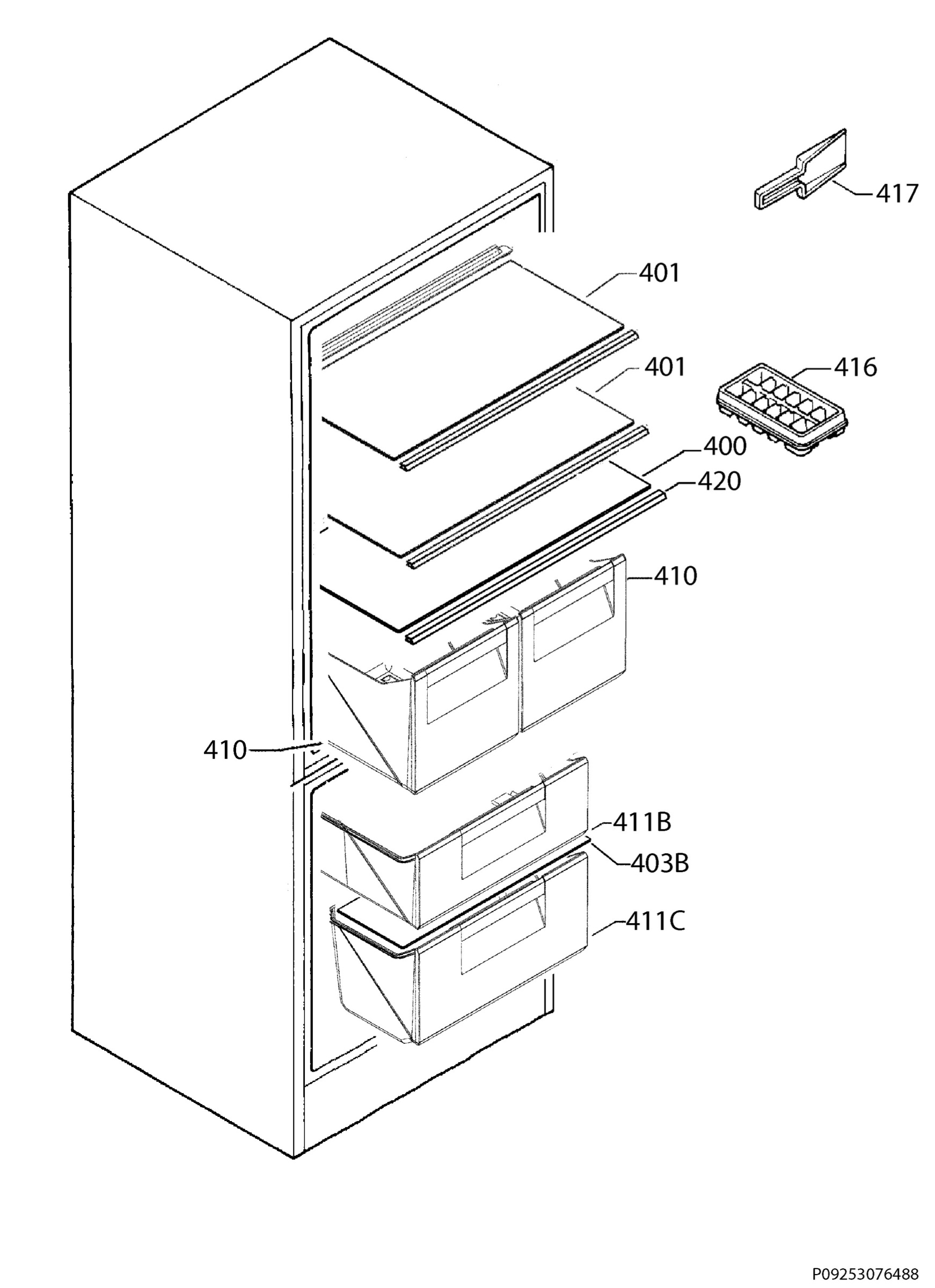 Internal parts