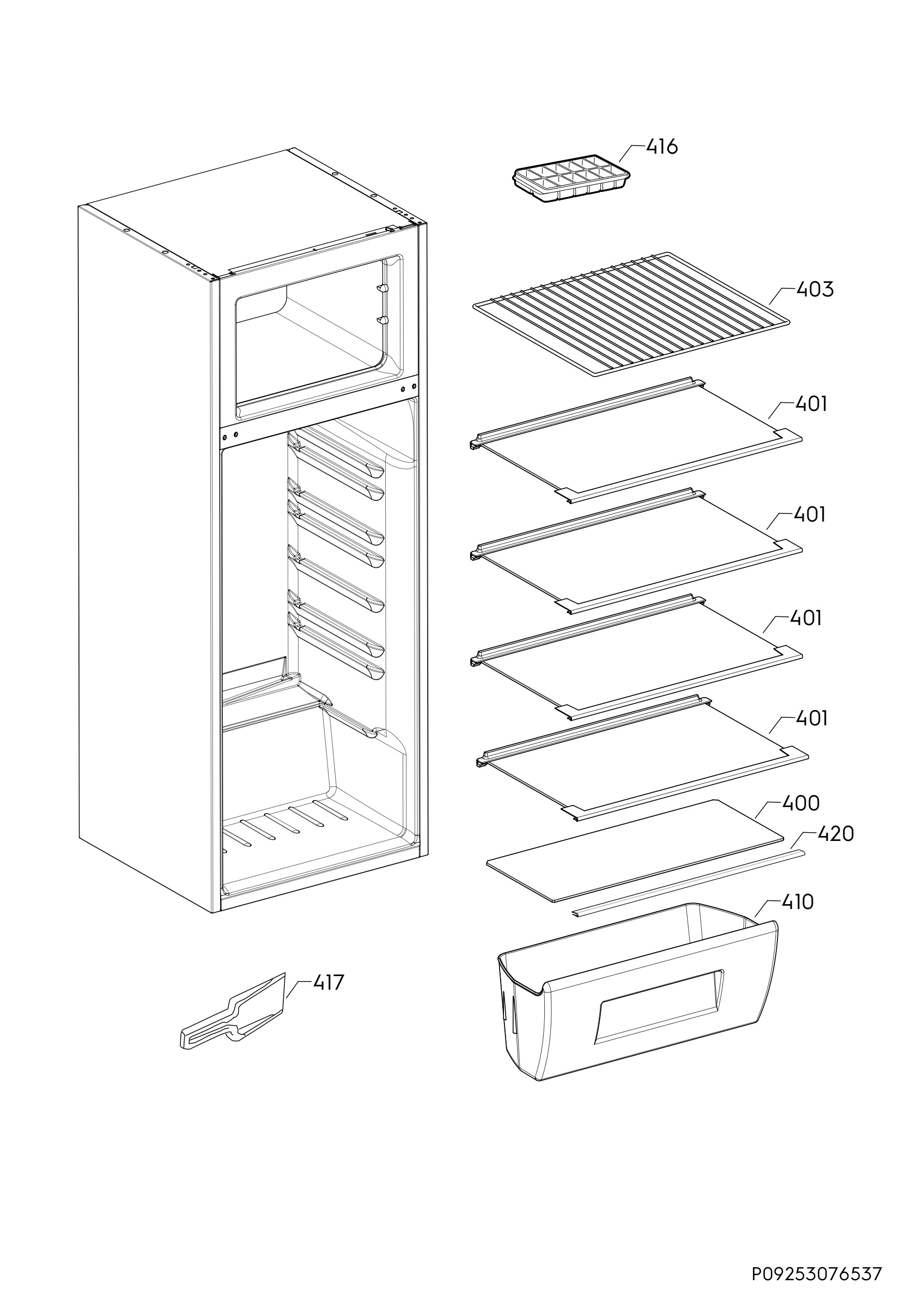 Internal parts