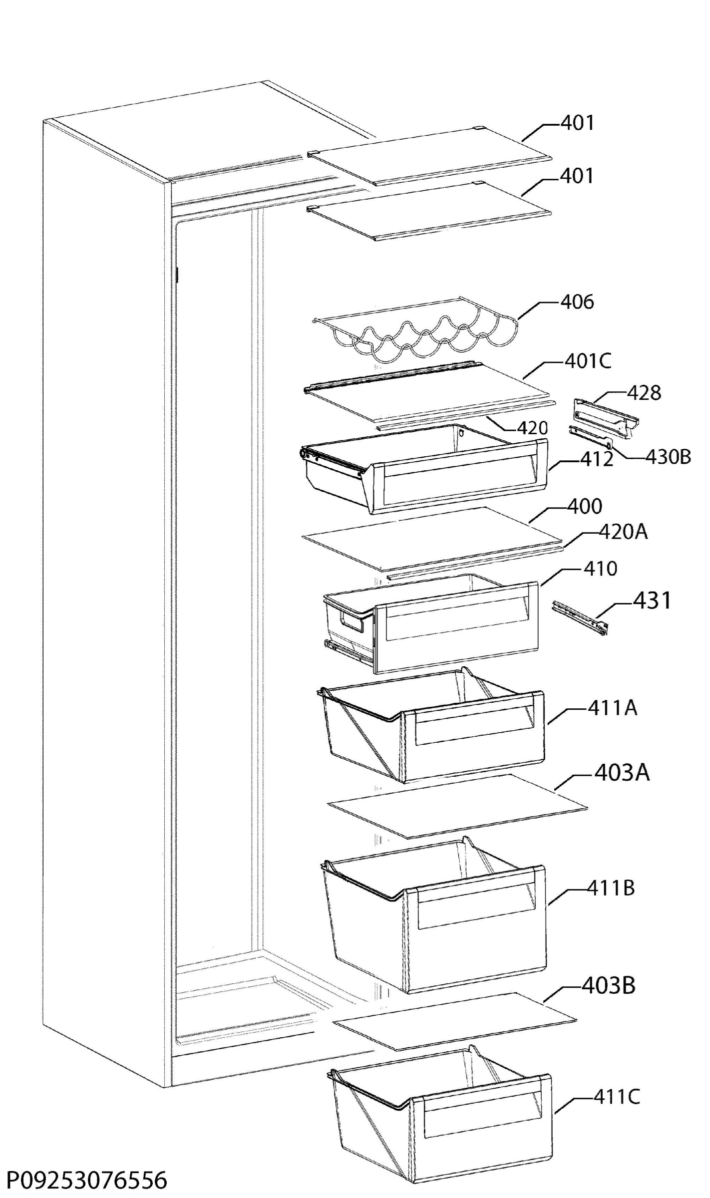 Internal parts