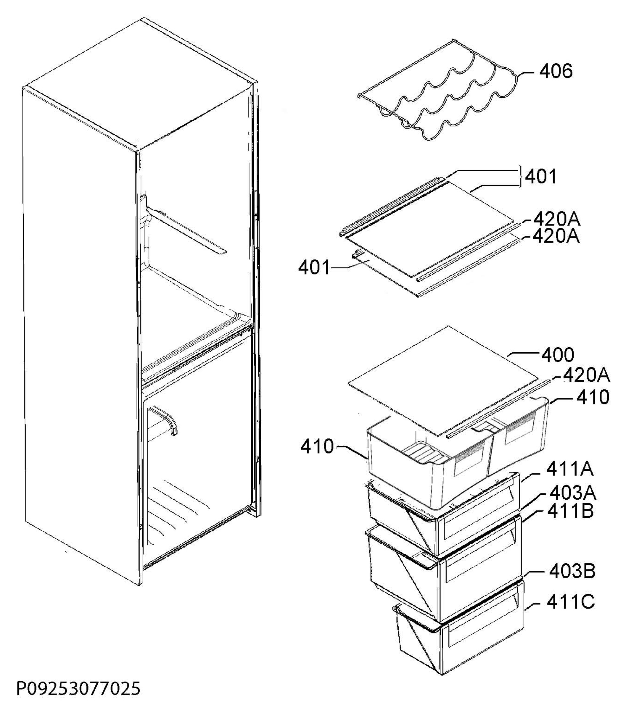 Internal parts