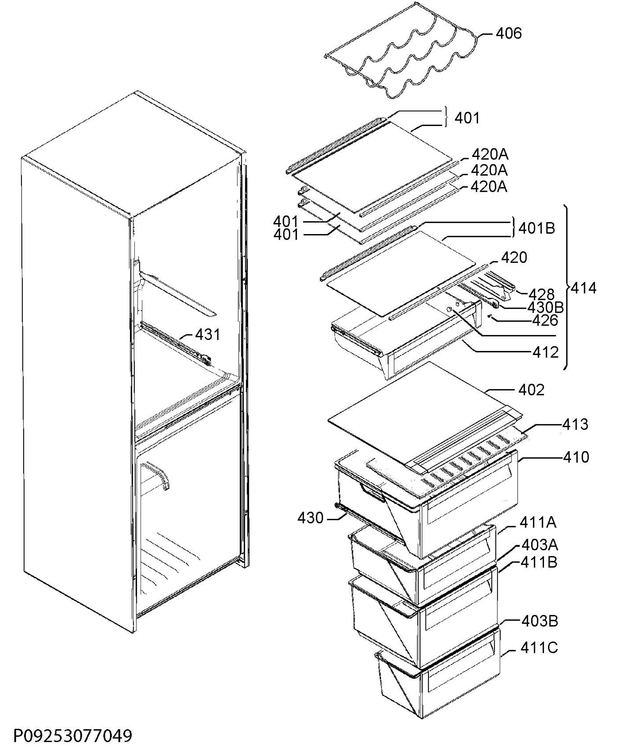 Internal parts